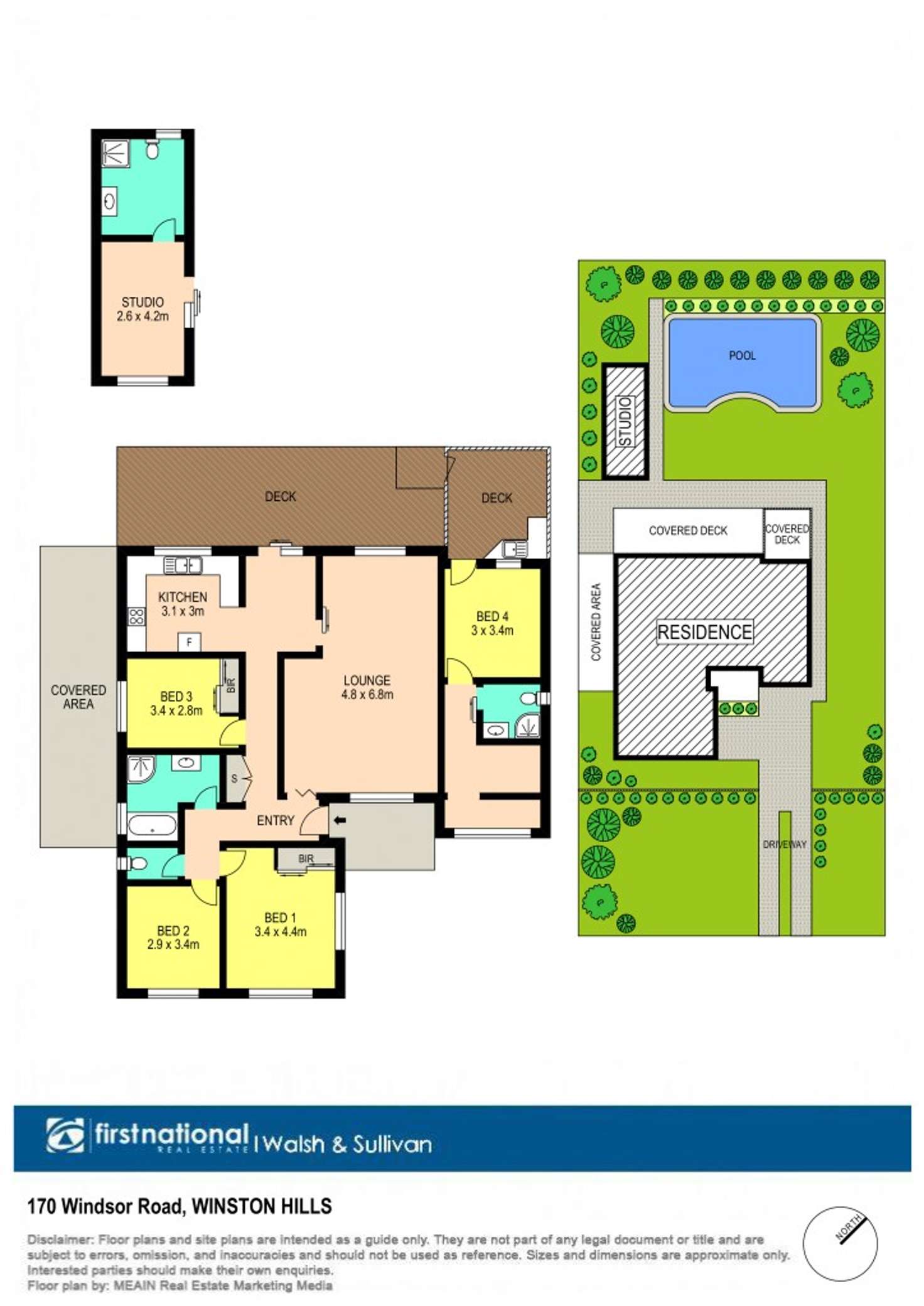 Floorplan of Homely house listing, 170 Windsor Road, Winston Hills NSW 2153