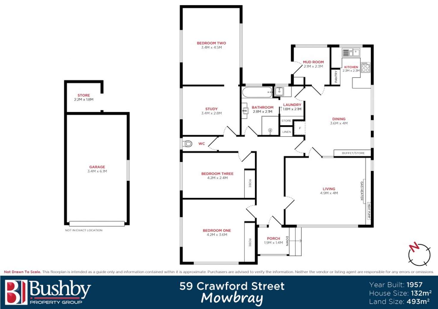 Floorplan of Homely house listing, 59 Crawford Street, Mowbray TAS 7248