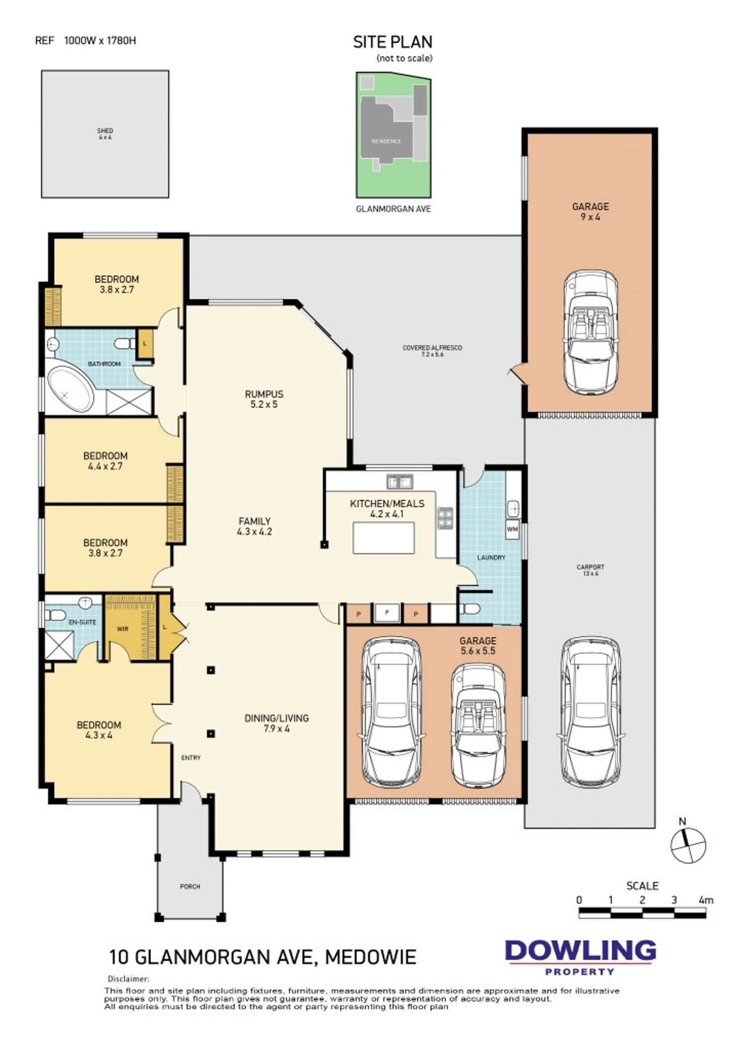 Floorplan of Homely house listing, 10 GLANMORGAN AVENUE, Medowie NSW 2318