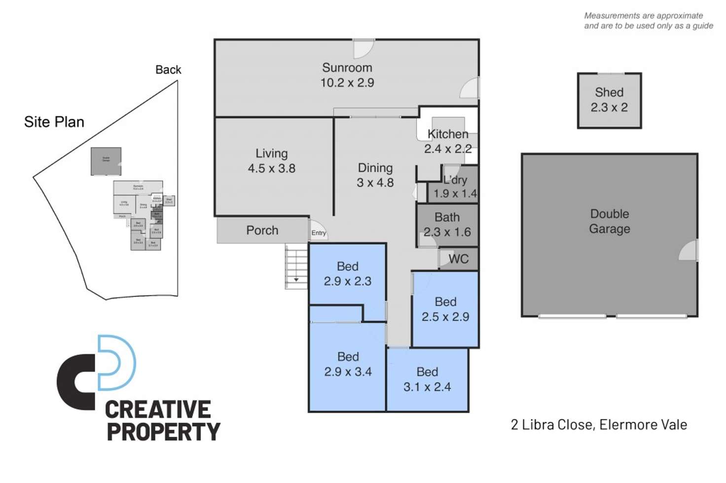 Floorplan of Homely house listing, 2 Libra Close, Elermore Vale NSW 2287