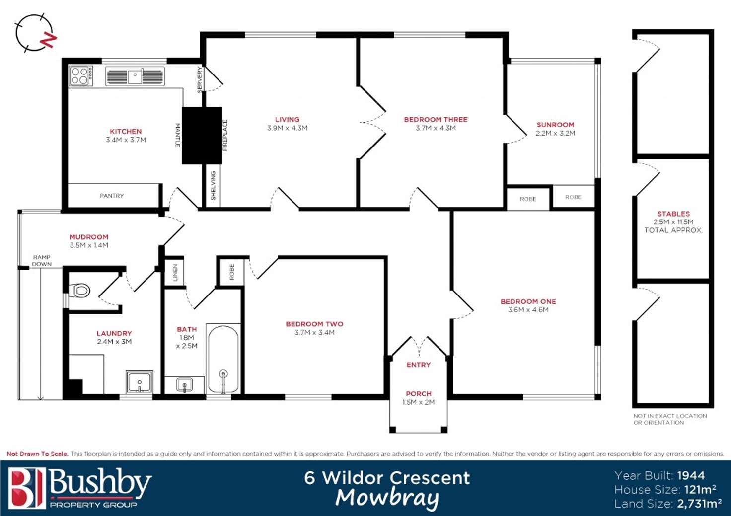 Floorplan of Homely house listing, 6 Wildor Crescent, Mowbray TAS 7248