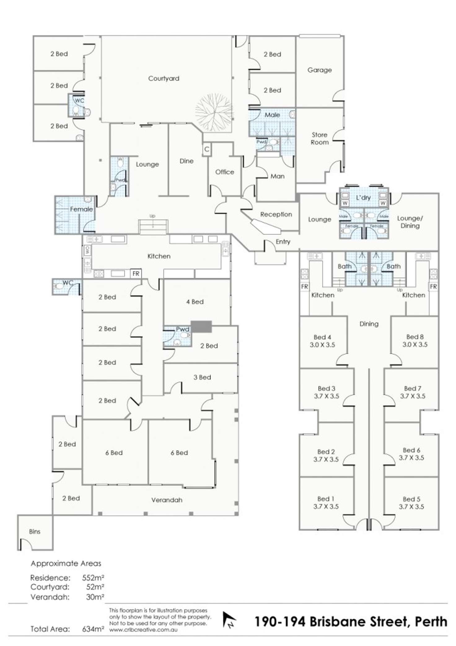 Floorplan of Homely residentialLand listing, 190-194 Brisbane Street, Perth WA 6000