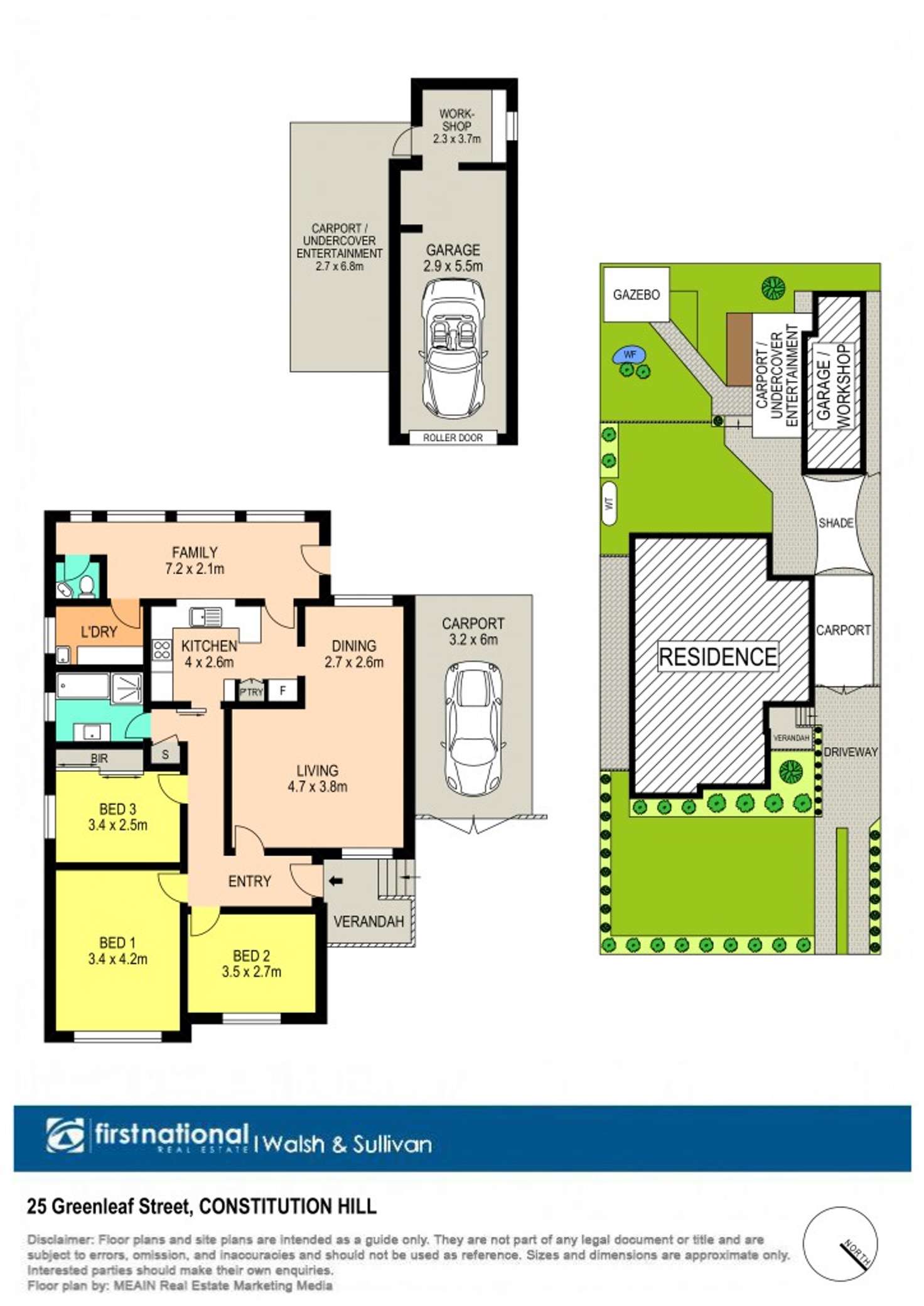 Floorplan of Homely house listing, 25 Greenleaf Street, Constitution Hill NSW 2145