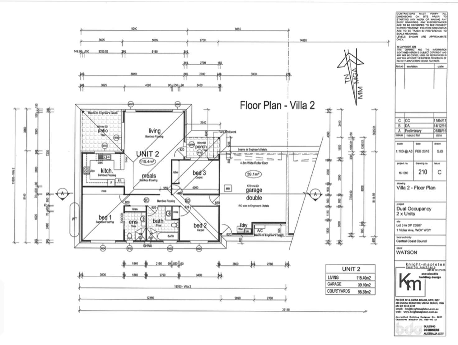 Floorplan of Homely villa listing, 2/1 Vidler Avenue, Woy Woy NSW 2256