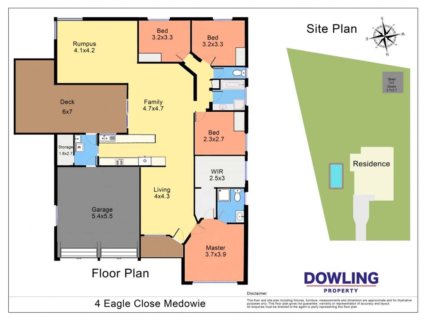 Floorplan of Homely house listing, 4 Eagle Close, Medowie NSW 2318