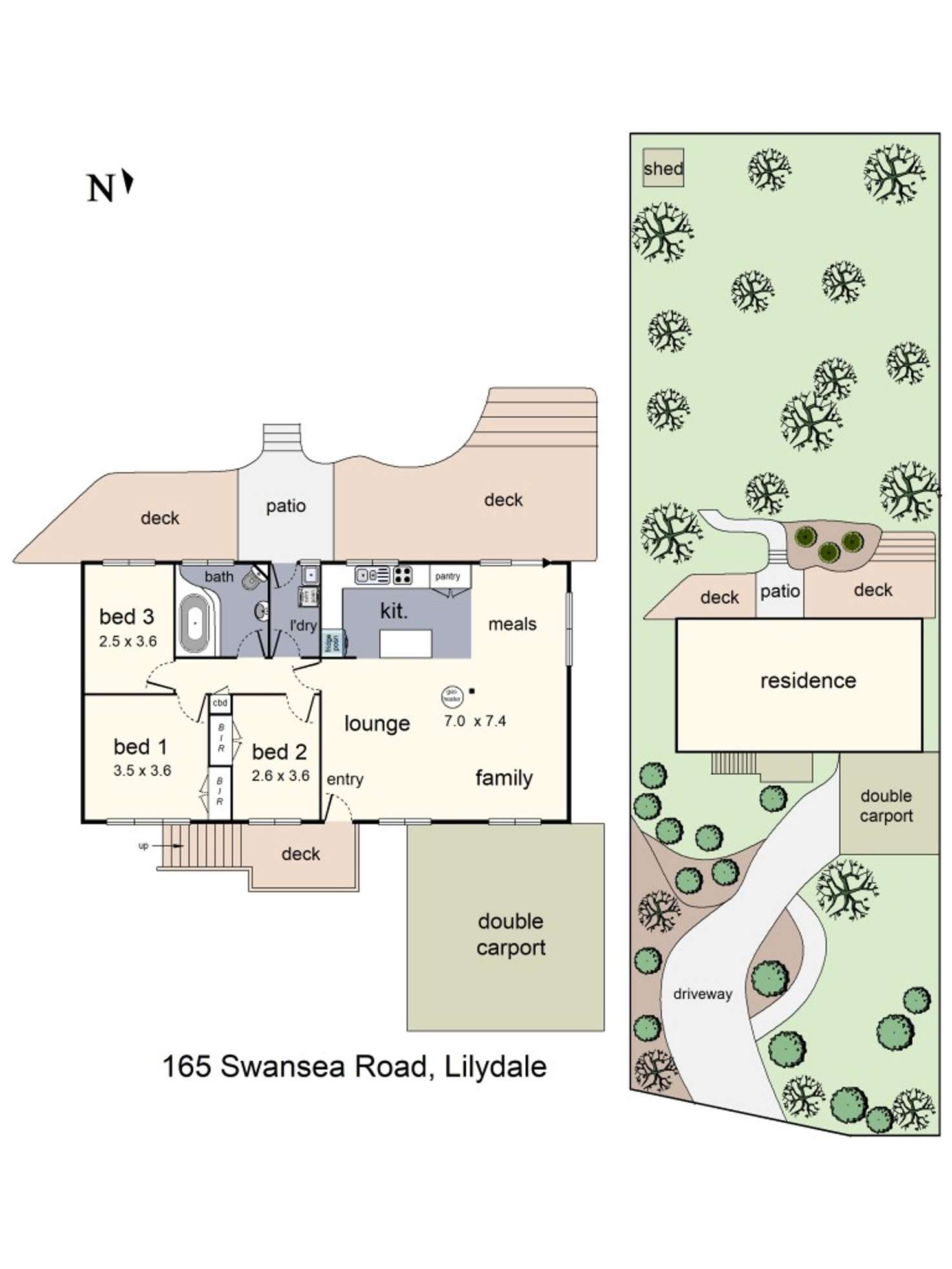 Floorplan of Homely house listing, 165 Swansea Road, Lilydale VIC 3140
