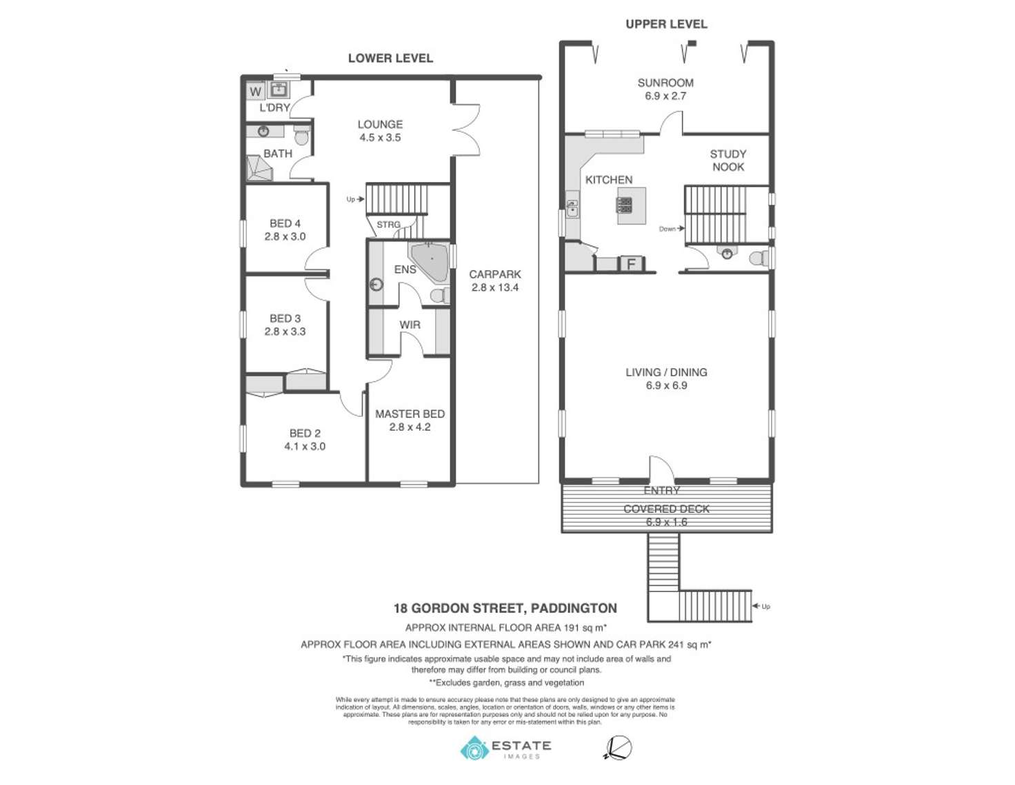 Floorplan of Homely house listing, 18 Gordon Street, Paddington QLD 4064