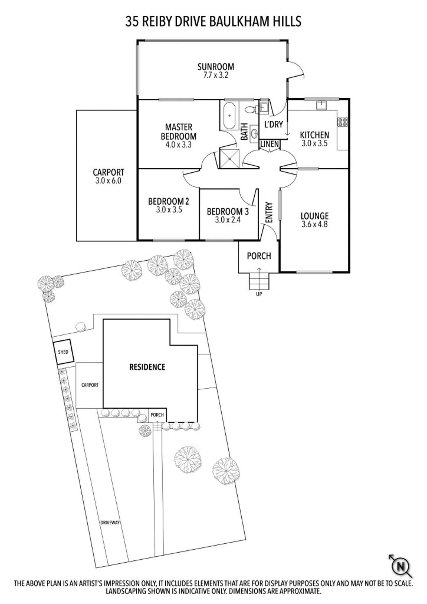 Floorplan of Homely house listing, 35 Reiby Drive, Baulkham Hills NSW 2153
