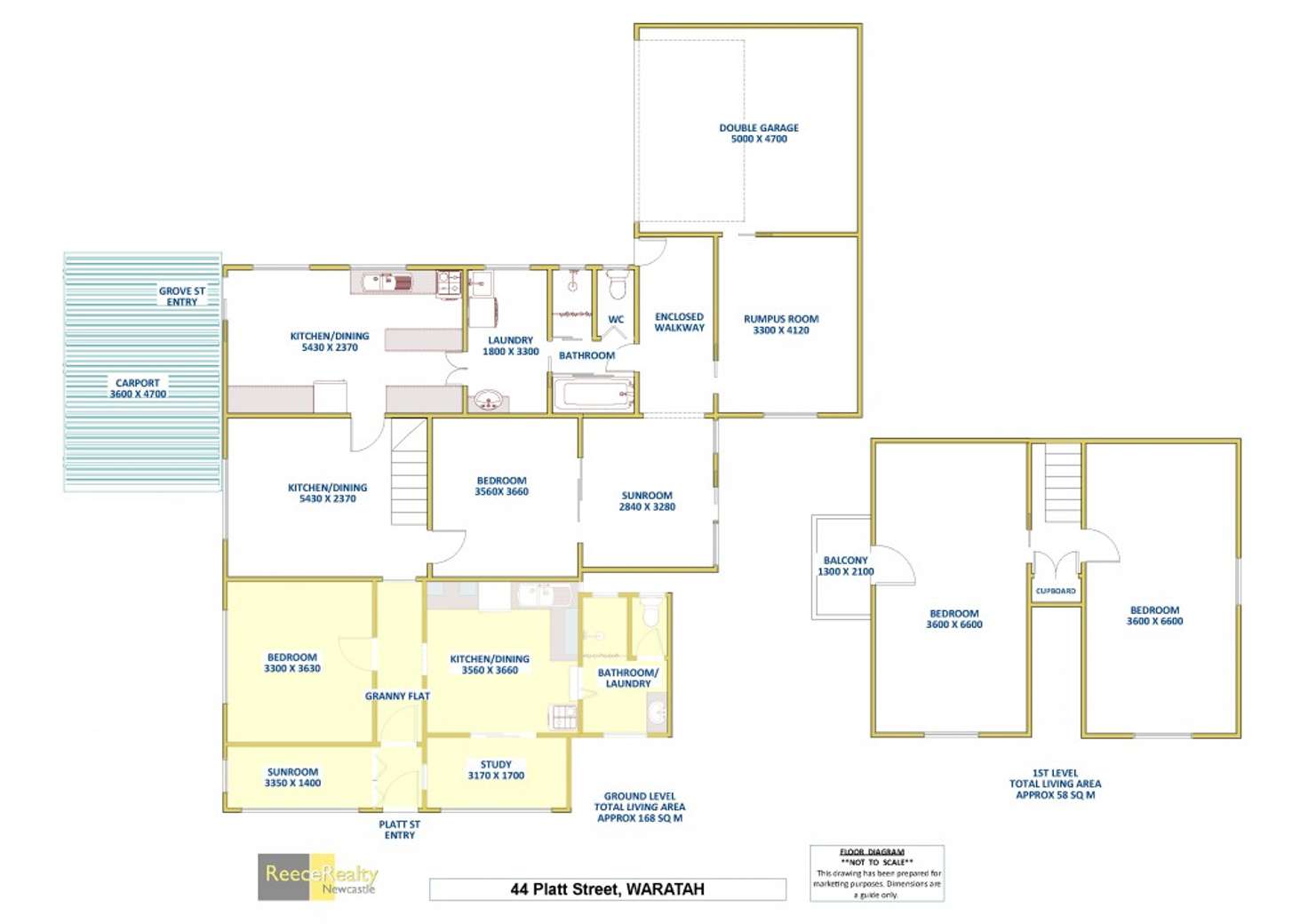 Floorplan of Homely house listing, 44 Platt Street, Waratah NSW 2298