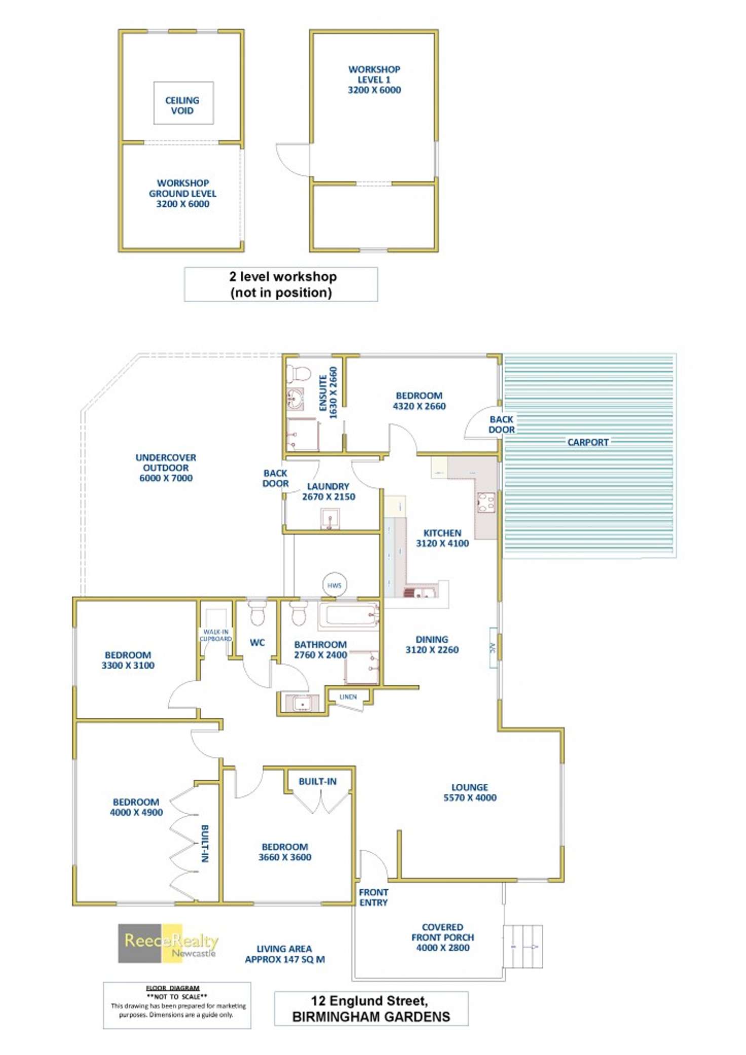 Floorplan of Homely house listing, 12 Englund Street, Birmingham Gardens NSW 2287