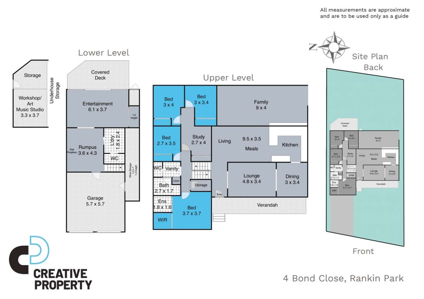 Floorplan of Homely house listing, 4 Bond Close, Rankin Park NSW 2287