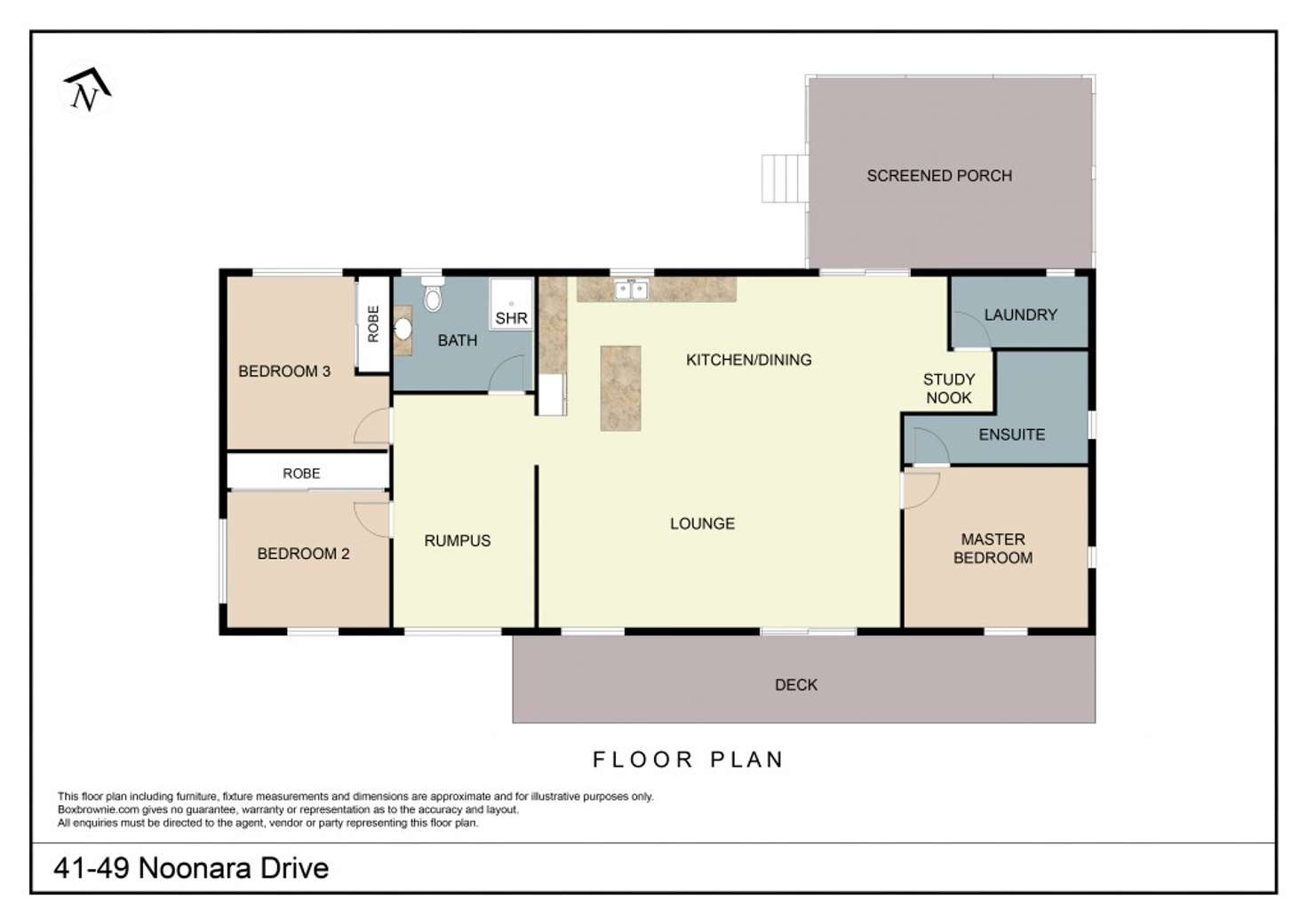 Floorplan of Homely house listing, 41-49 NOONARA DRIVE, Wonglepong QLD 4275