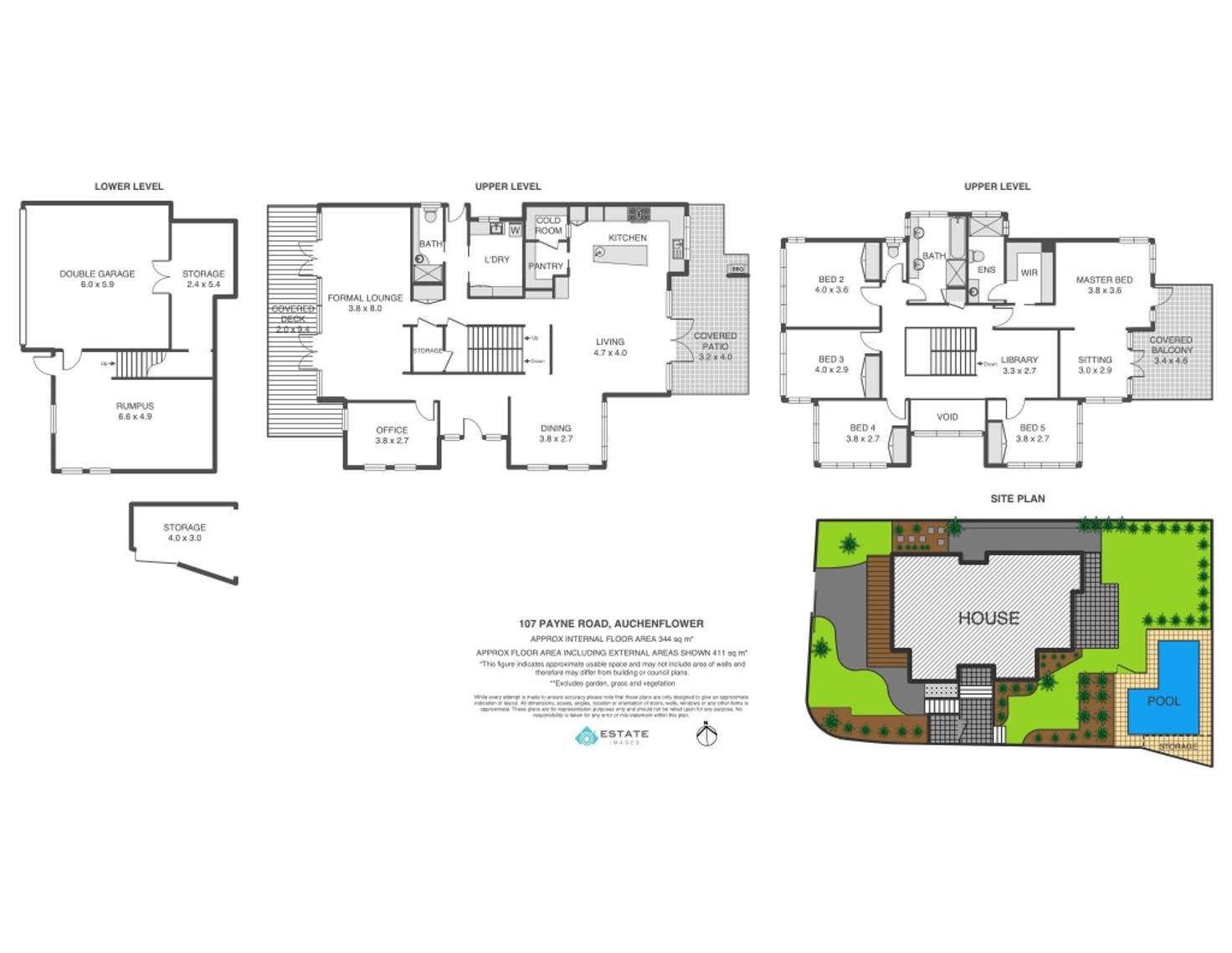 Floorplan of Homely house listing, 107 Payne Street, Auchenflower QLD 4066