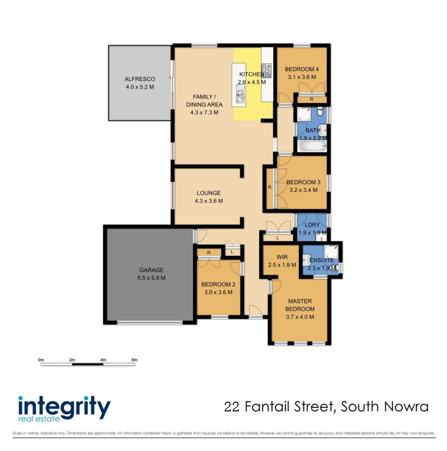Floorplan of Homely house listing, 22 Fantail Street, South Nowra NSW 2541