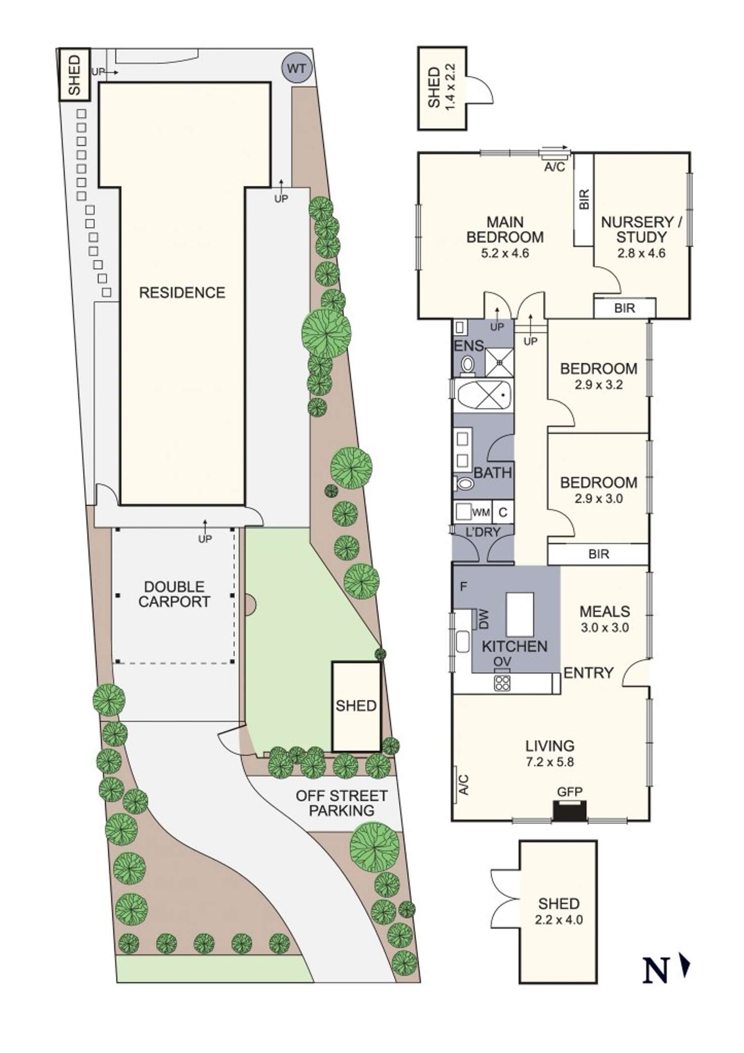 Floorplan of Homely house listing, 71 Bell Street, Yarra Glen VIC 3775