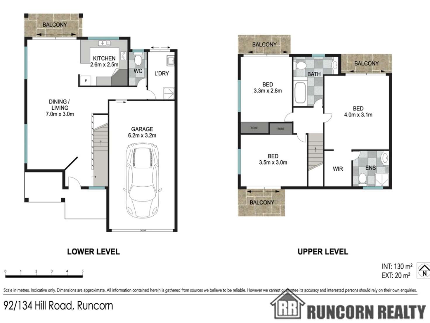 Floorplan of Homely townhouse listing, 92/134 Hill Road, Runcorn QLD 4113