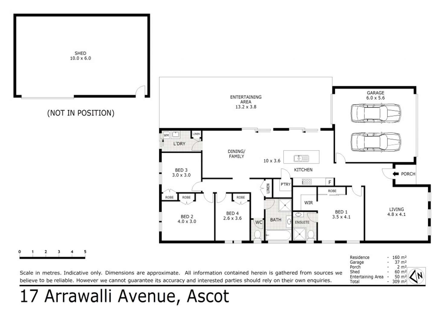 Floorplan of Homely house listing, 17 Arrawalli Avenue, Ascot VIC 3551