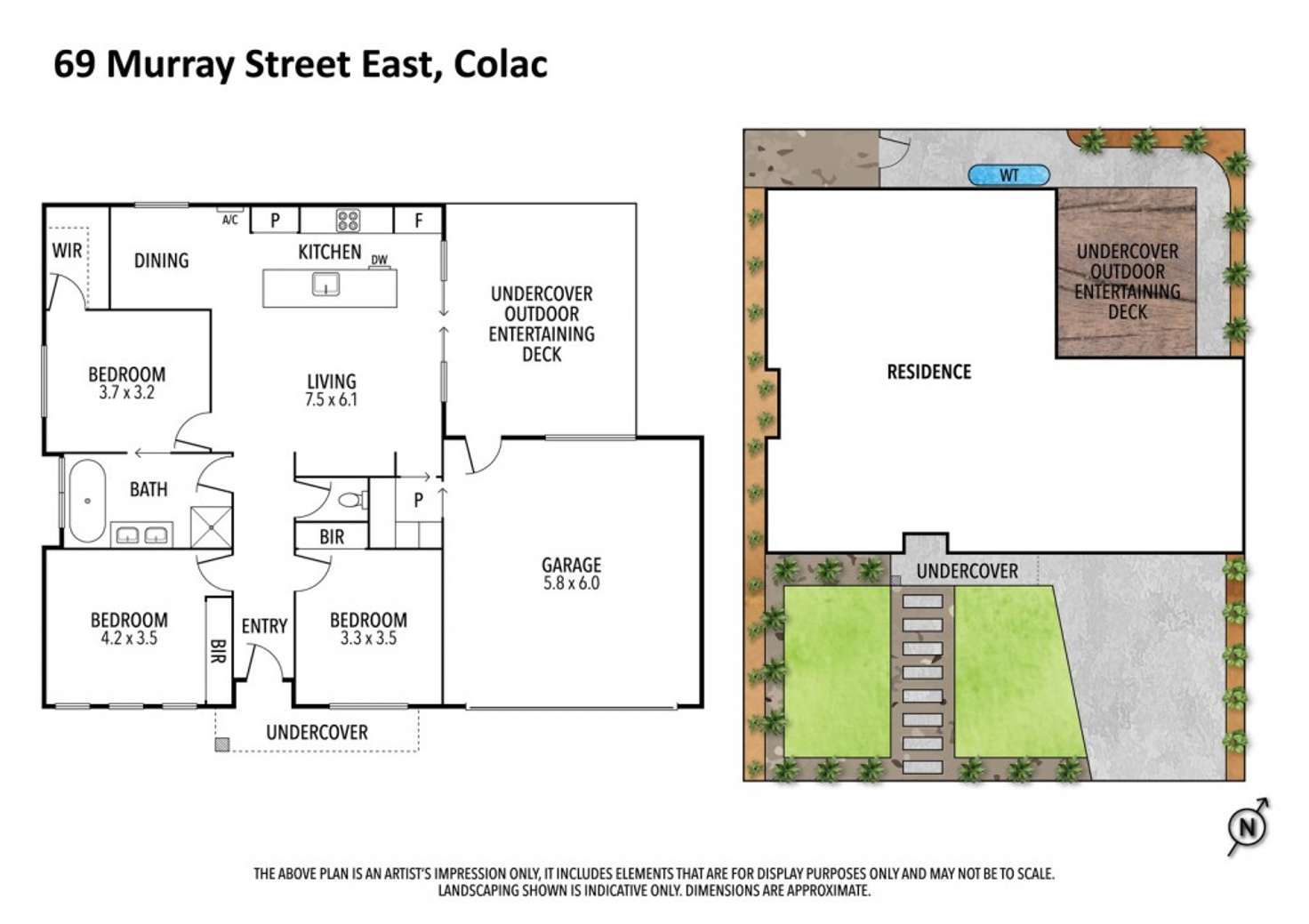 Floorplan of Homely house listing, 69 Murray Street East, Colac VIC 3250