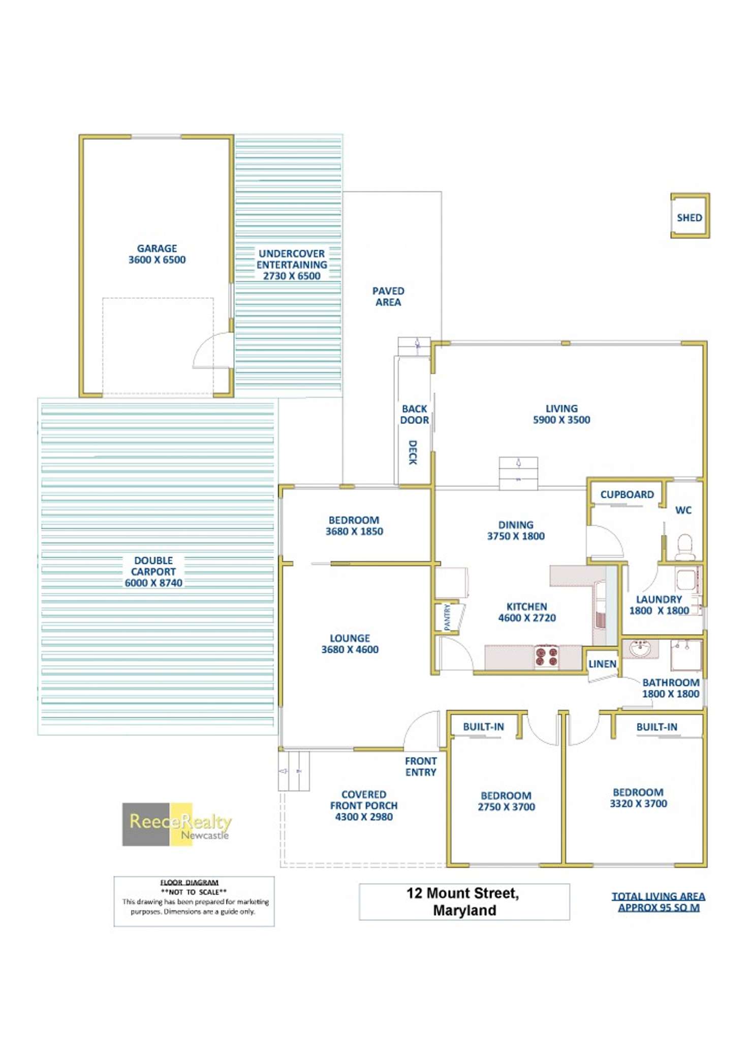 Floorplan of Homely house listing, 12 Mount Street, Maryland NSW 2287