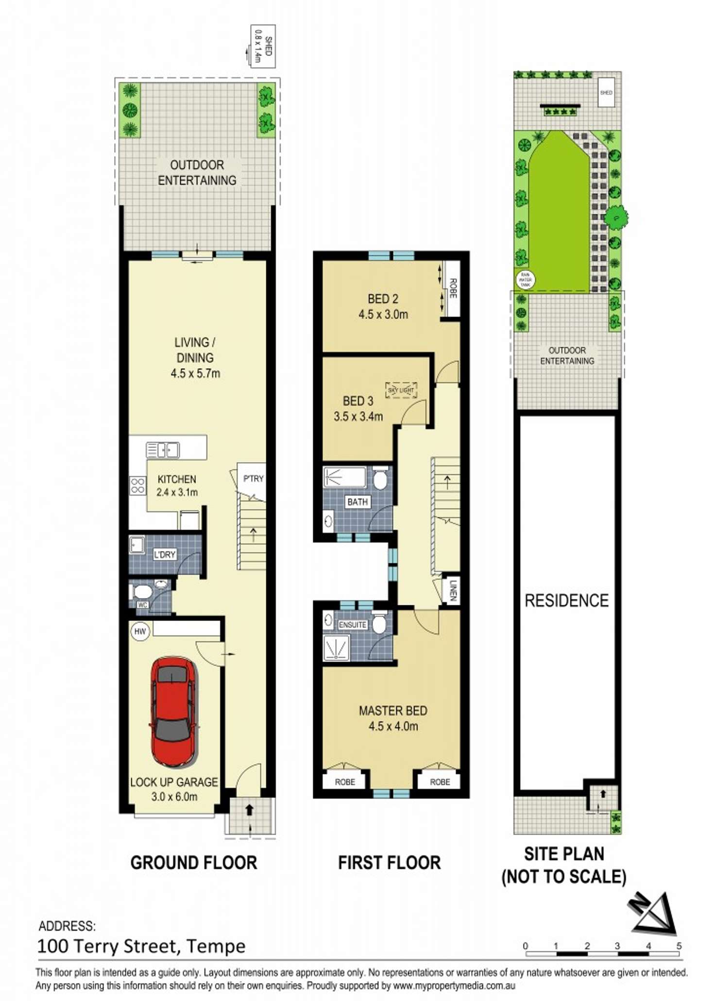 Floorplan of Homely house listing, 100 Terry Street, Tempe NSW 2044
