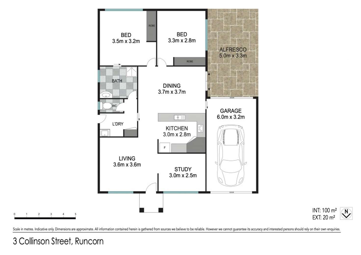 Floorplan of Homely house listing, 3 Collinson Street, Runcorn QLD 4113