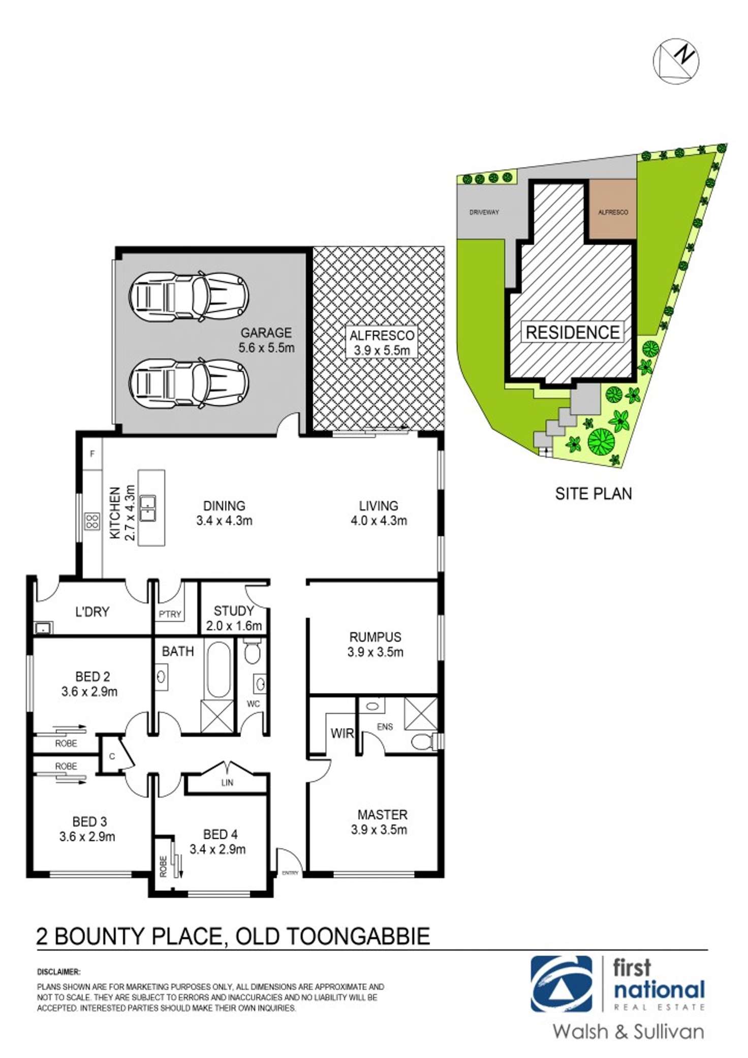 Floorplan of Homely house listing, 2 Bounty Place, Old Toongabbie NSW 2146