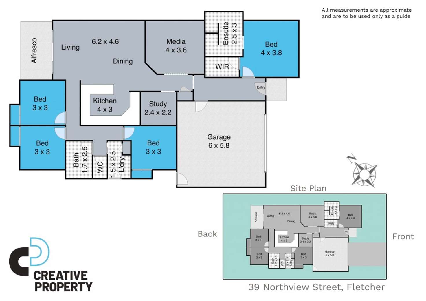 Floorplan of Homely house listing, 39 Northview Street, Fletcher NSW 2287