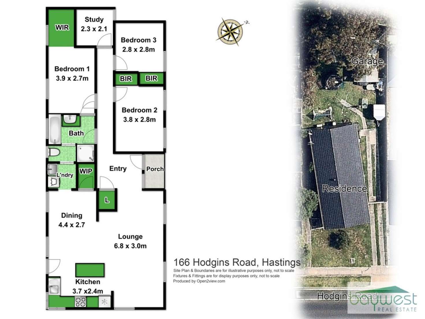 Floorplan of Homely house listing, 166 Hodgins Road, Hastings VIC 3915