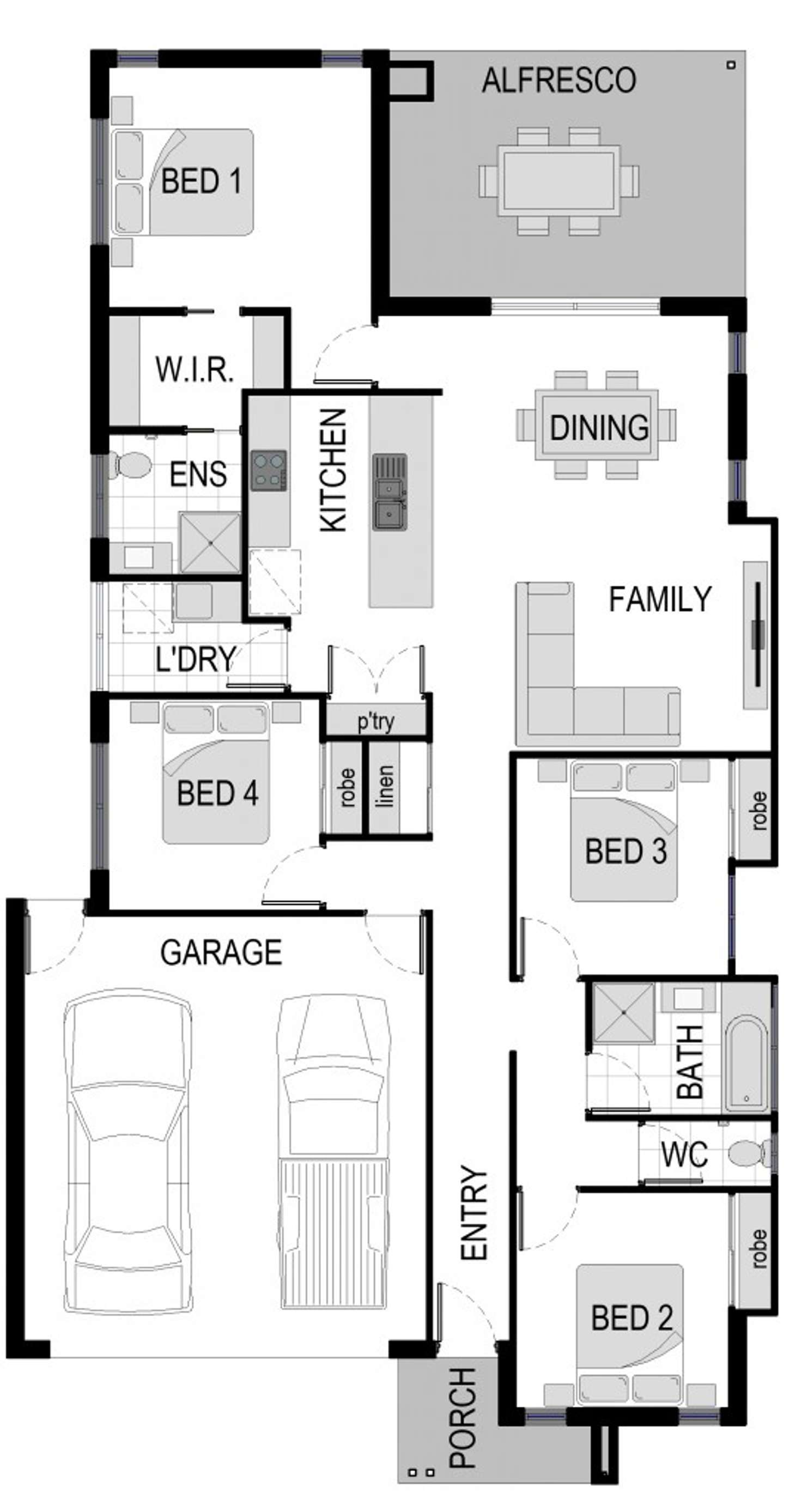 Floorplan of Homely house listing, 35 Bloom Ave, Coomera QLD 4209