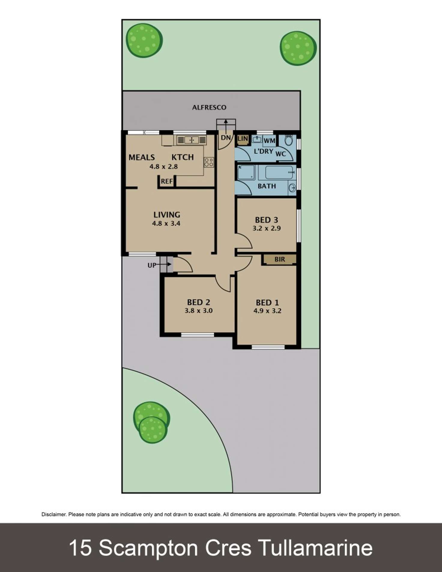 Floorplan of Homely house listing, 15 Scampton Crescent, Tullamarine VIC 3043