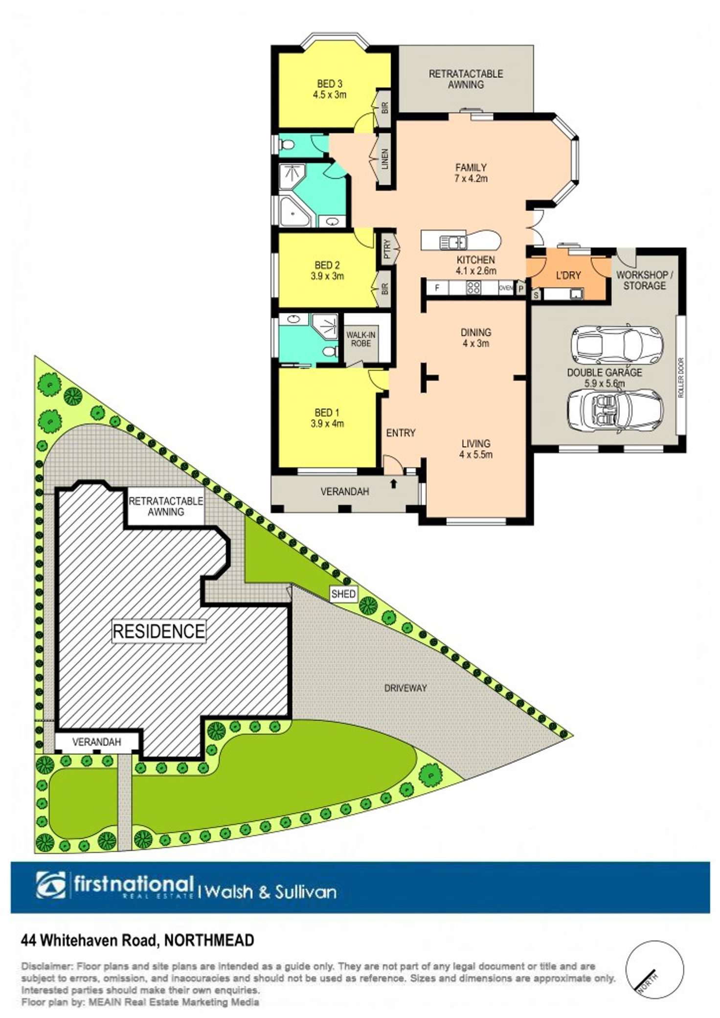 Floorplan of Homely house listing, 44 Whitehaven Road, Northmead NSW 2152