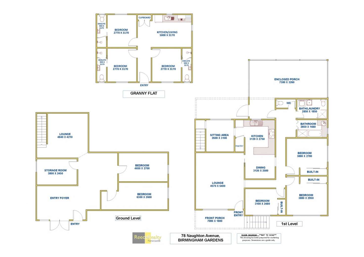 Floorplan of Homely house listing, 78 Naughton Avenue, Birmingham Gardens NSW 2287