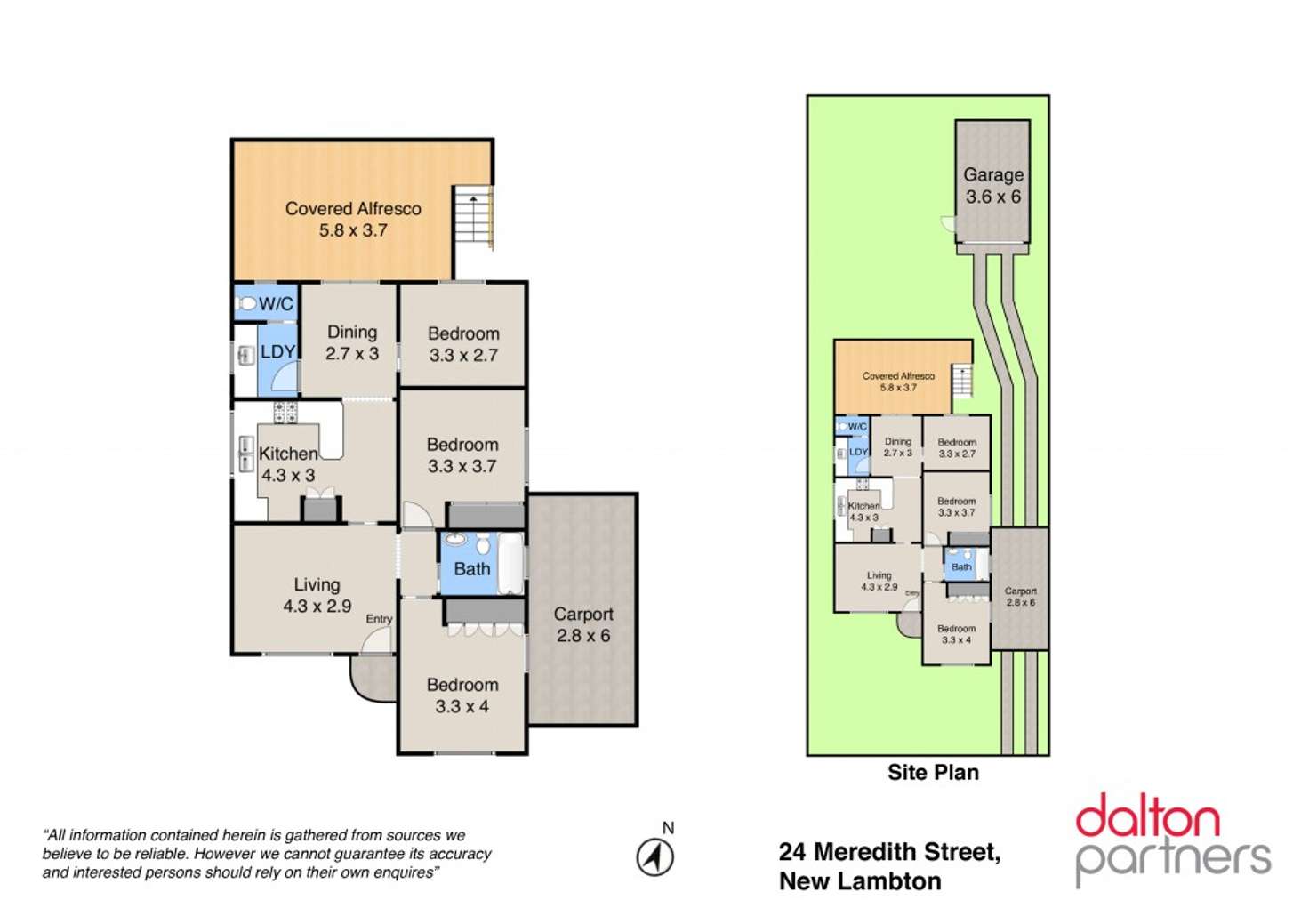 Floorplan of Homely house listing, 24 Meredith Street, New Lambton NSW 2305