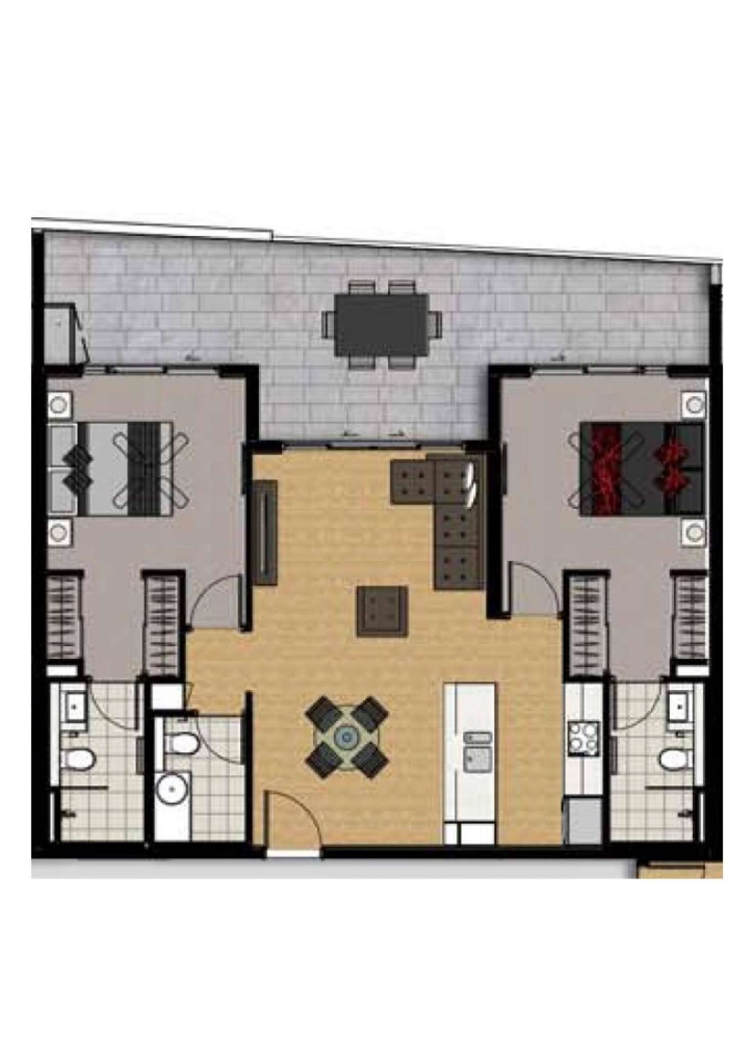 Floorplan of Homely apartment listing, 55/68 Benson Street, Toowong QLD 4066