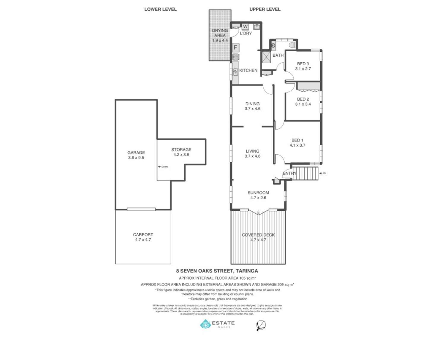 Floorplan of Homely house listing, 8 Seven Oaks Street, Taringa QLD 4068