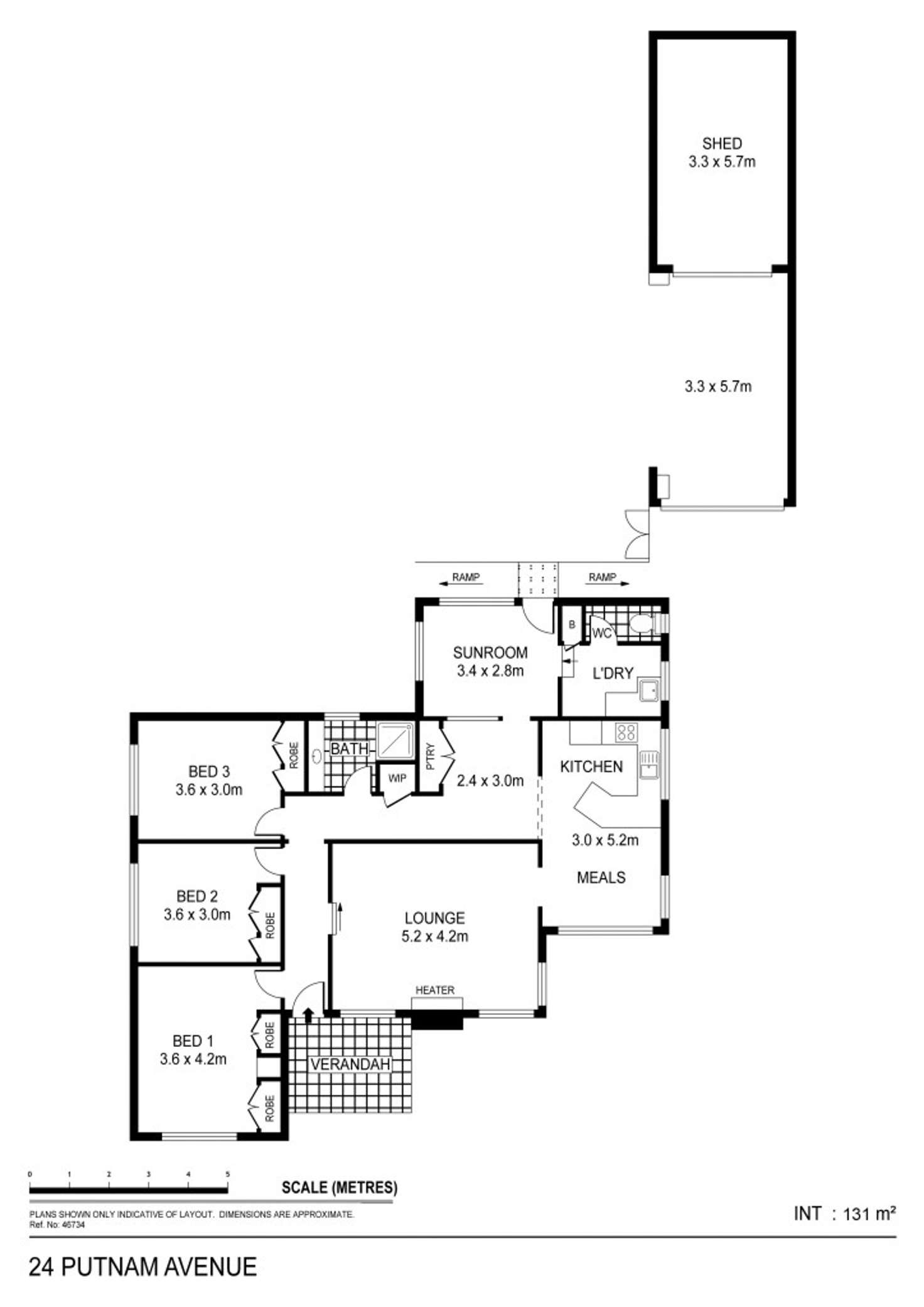 Floorplan of Homely house listing, 24 Putnam Avenue, Strathdale VIC 3550