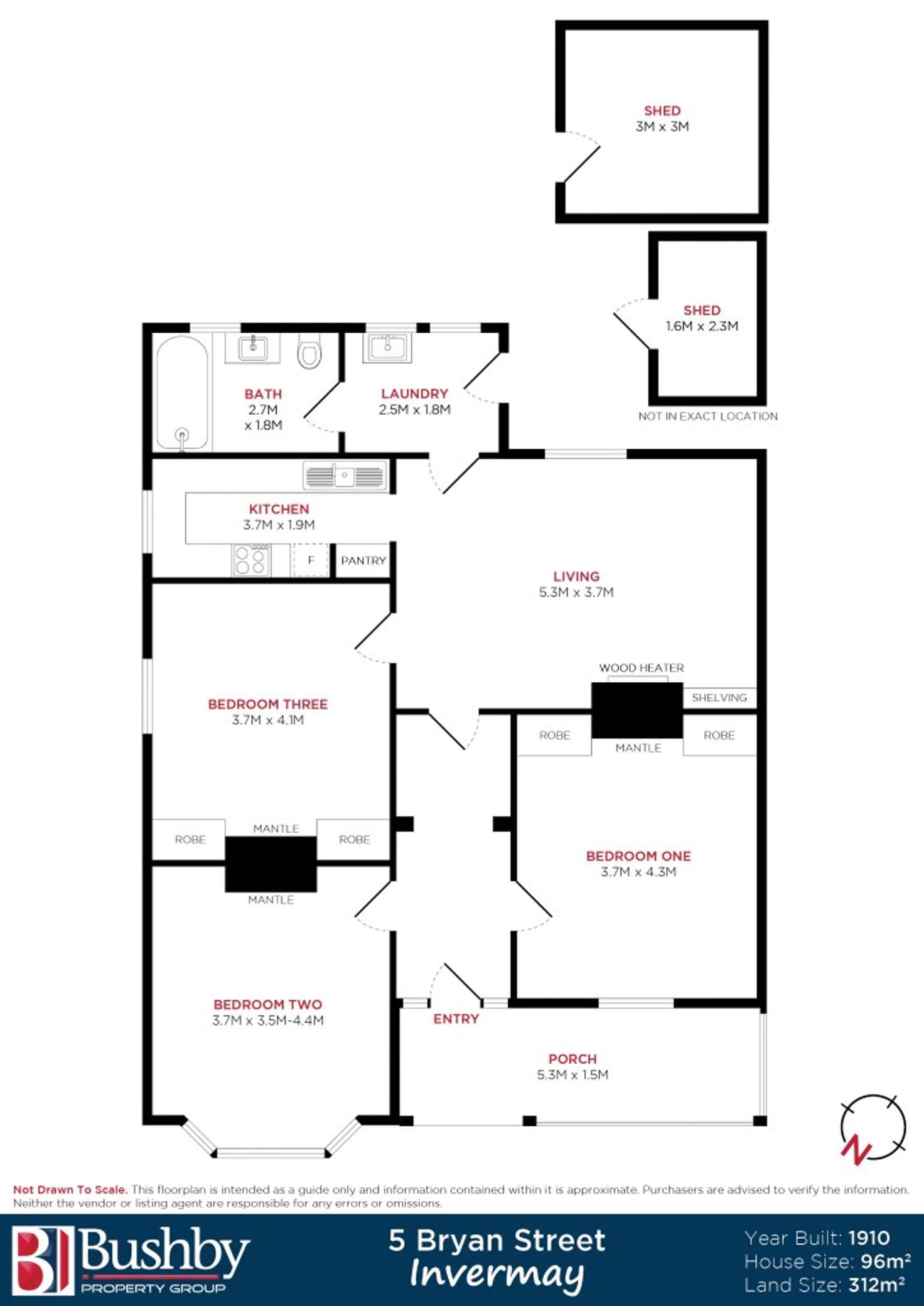 Floorplan of Homely house listing, 5 Bryan Street, Invermay TAS 7248