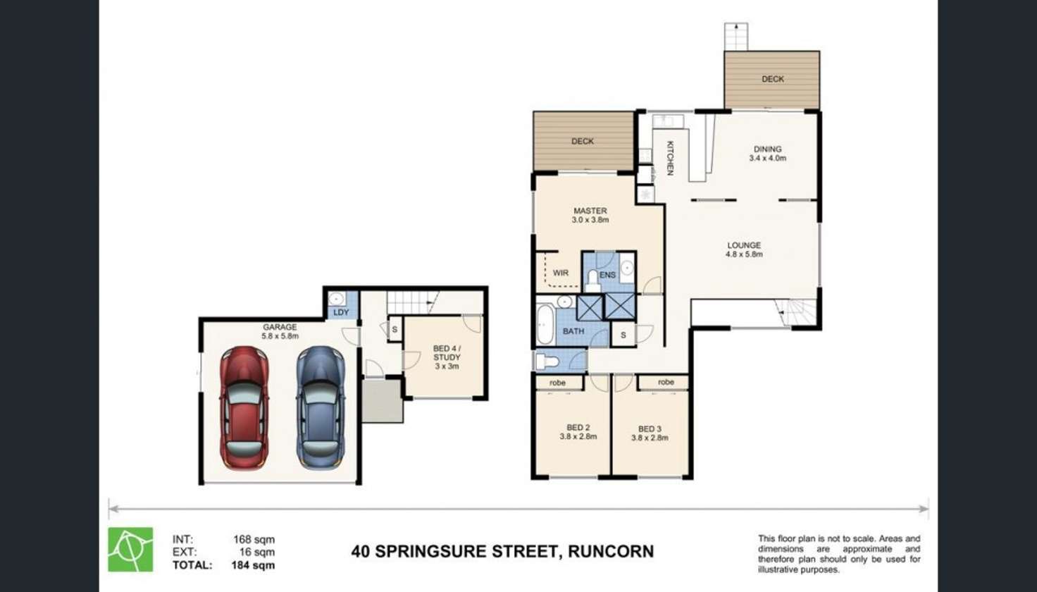 Floorplan of Homely house listing, 40 Springsure Street, Runcorn QLD 4113