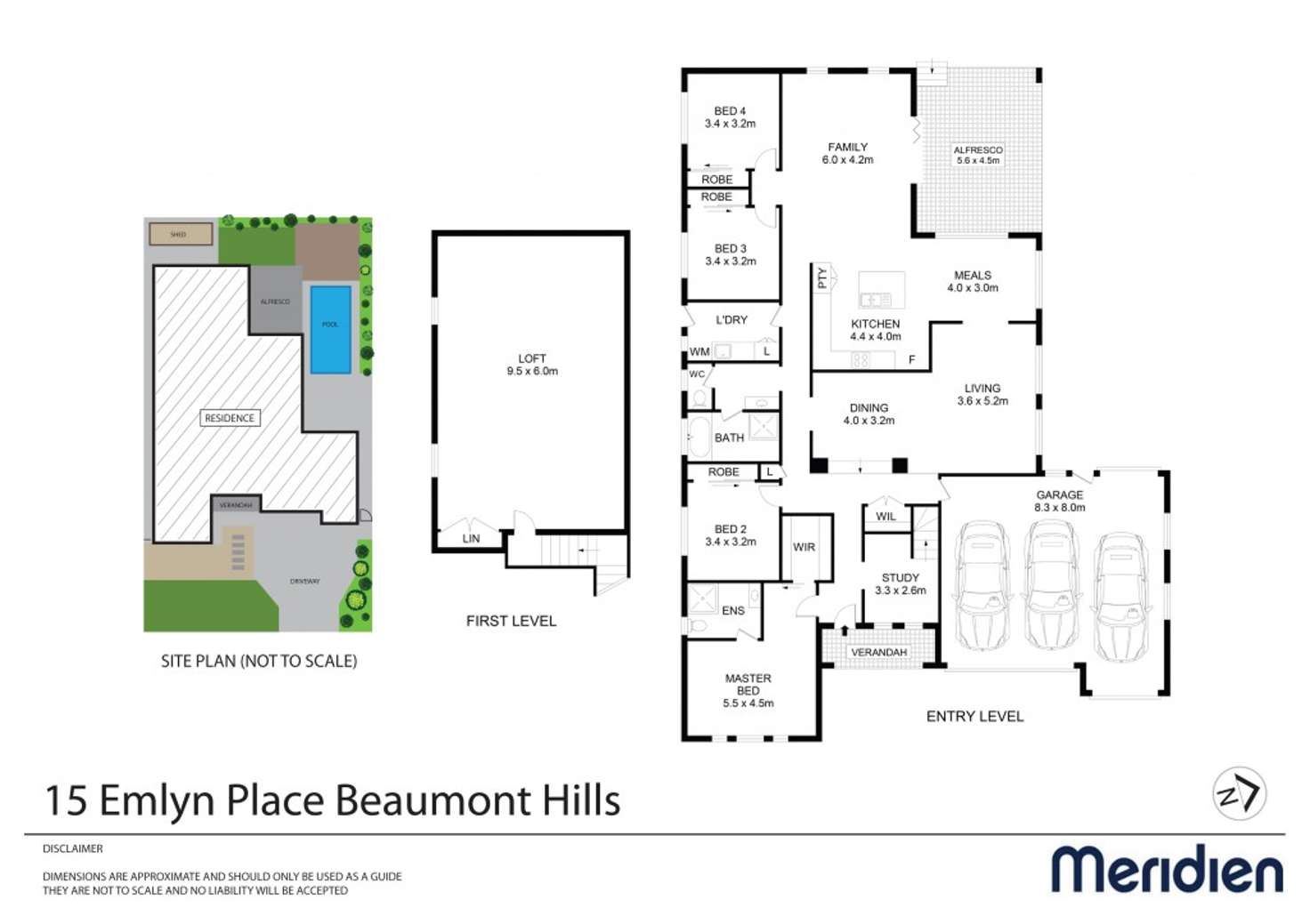 Floorplan of Homely house listing, 15 Emlyn Place, Beaumont Hills NSW 2155