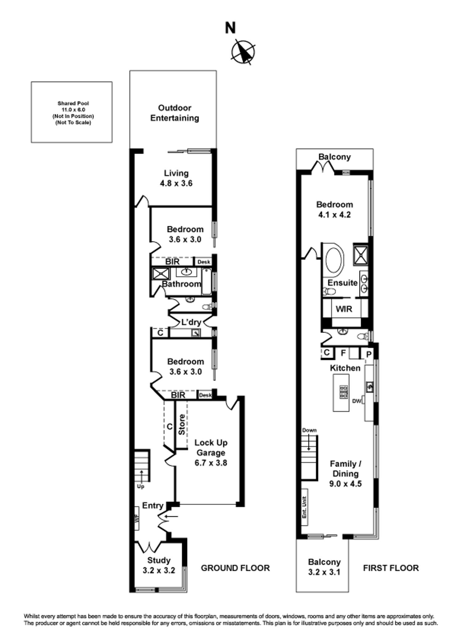 Floorplan of Homely townhouse listing, 1/231 Queen Street, Altona VIC 3018