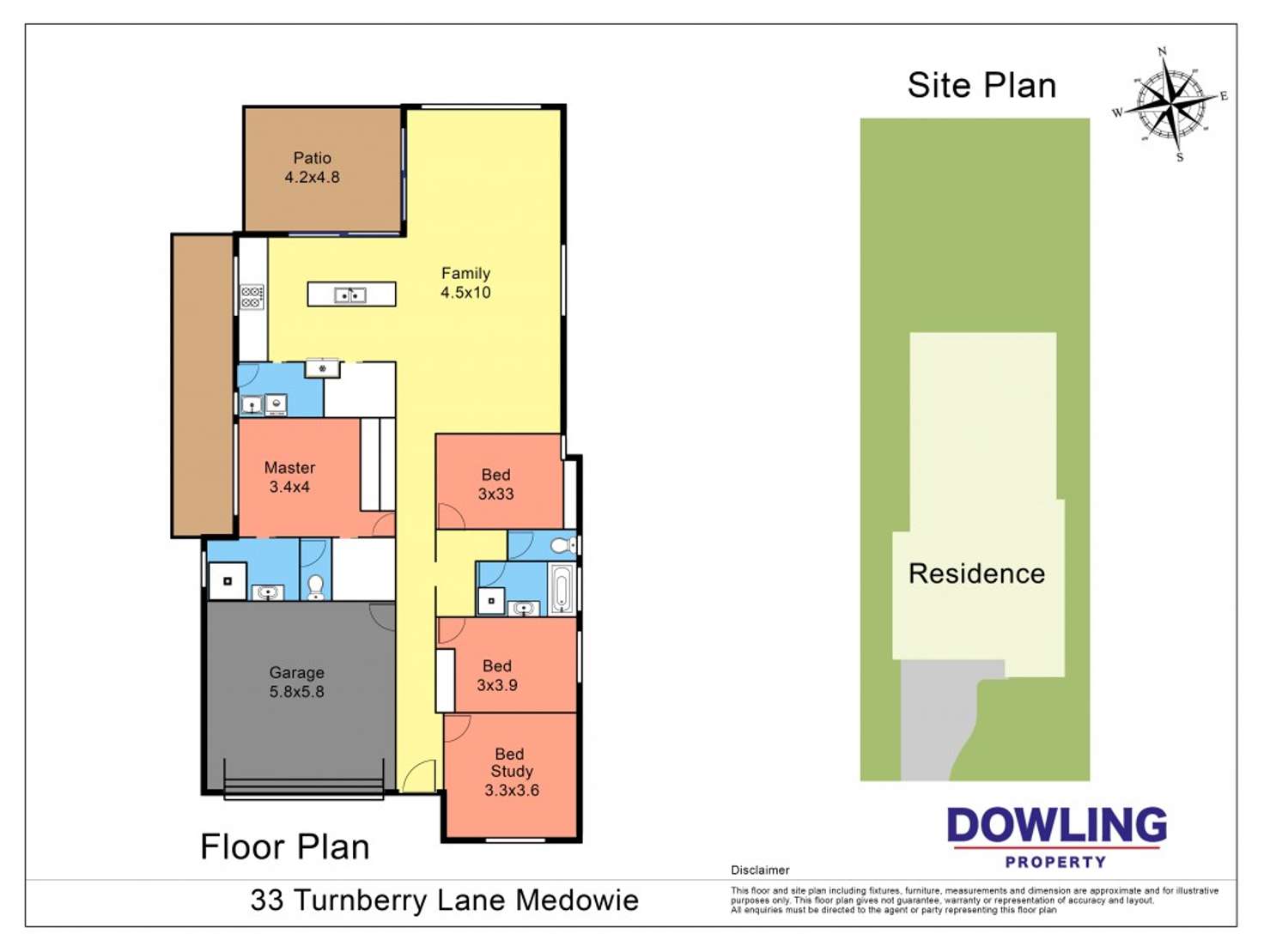 Floorplan of Homely house listing, 33 TURNBERRY LANE, Medowie NSW 2318