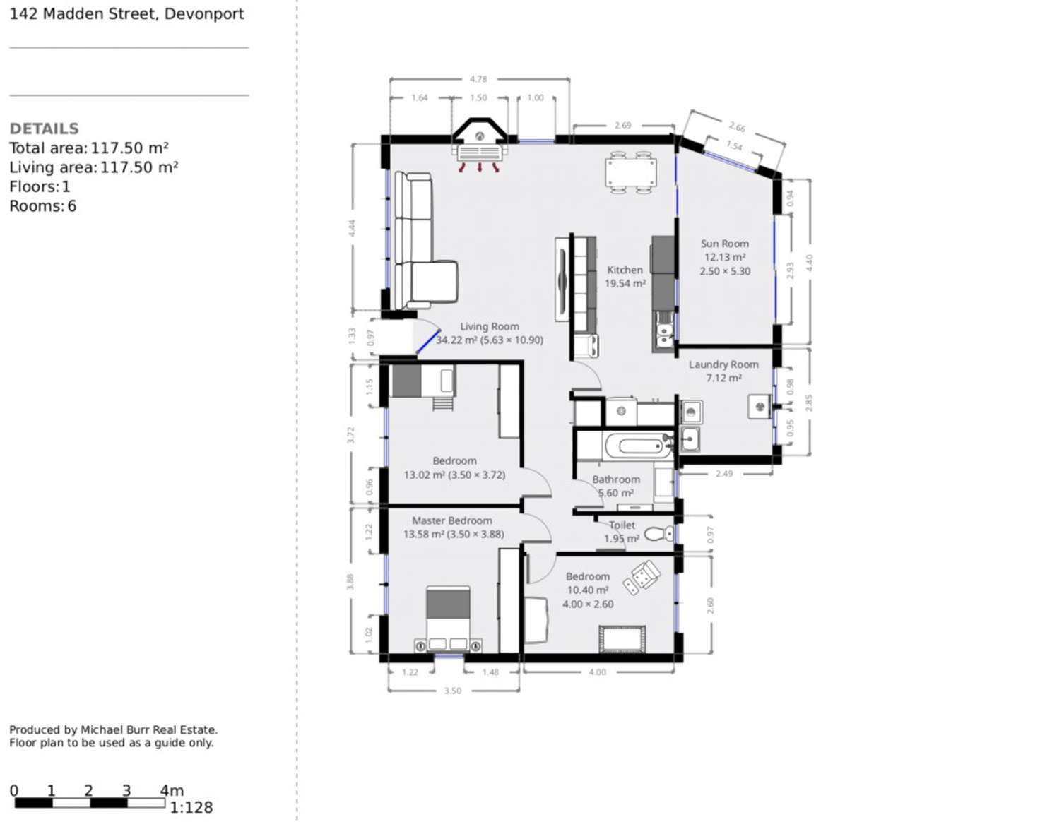 Floorplan of Homely house listing, 142 Madden Street, Devonport TAS 7310