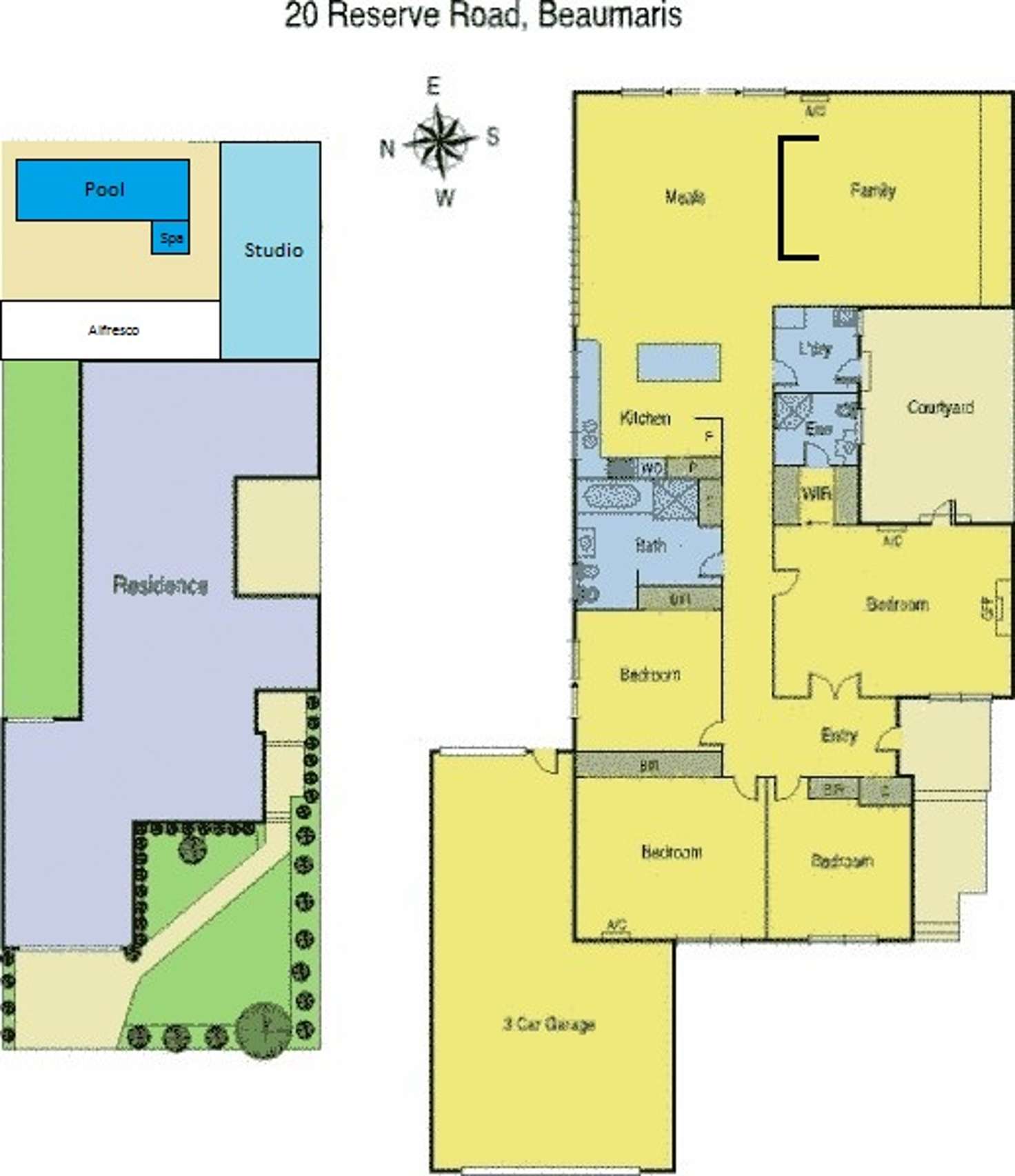 Floorplan of Homely house listing, 20 Reserve Road, Beaumaris VIC 3193
