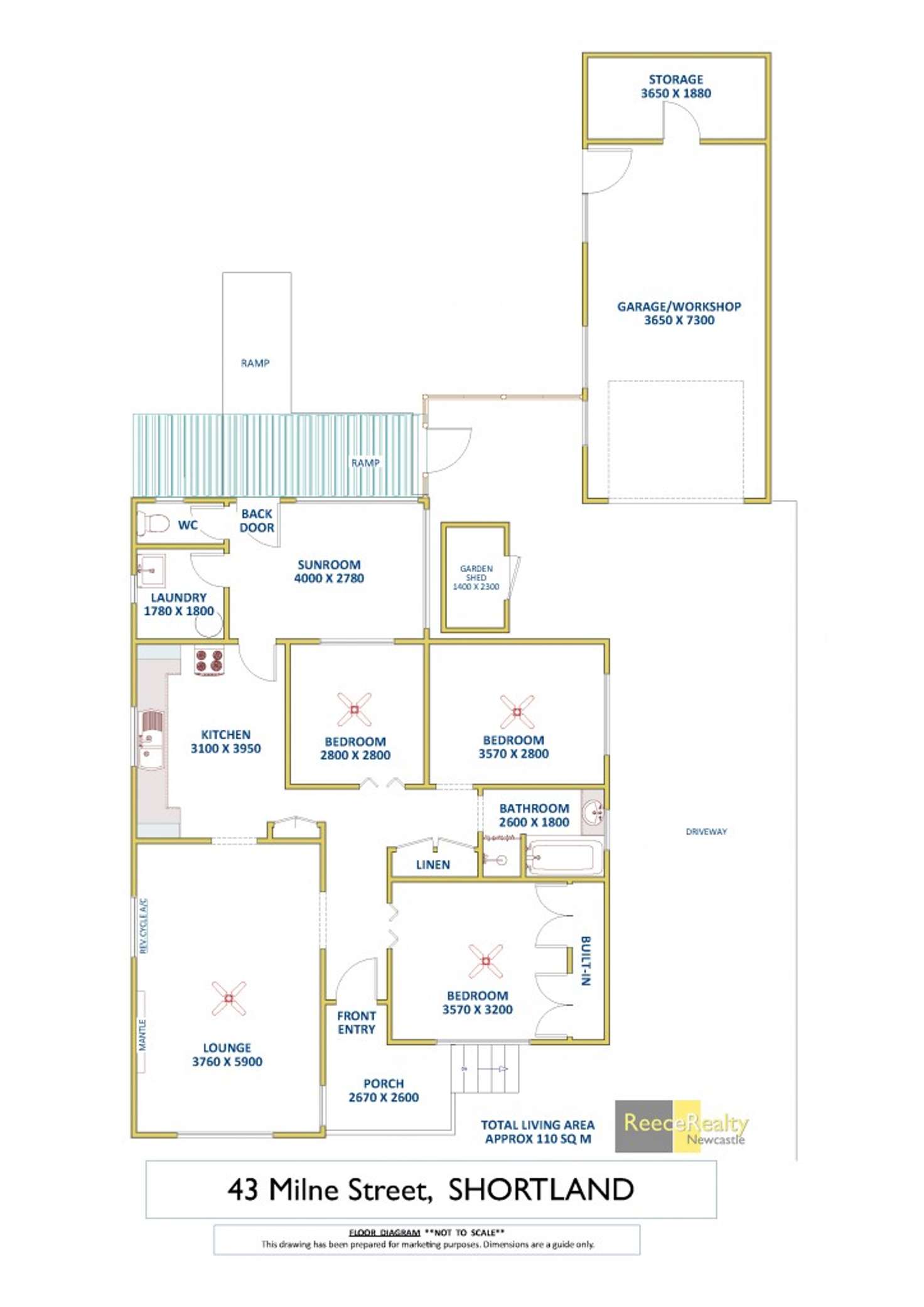 Floorplan of Homely house listing, 43 Milne Street, Shortland NSW 2307