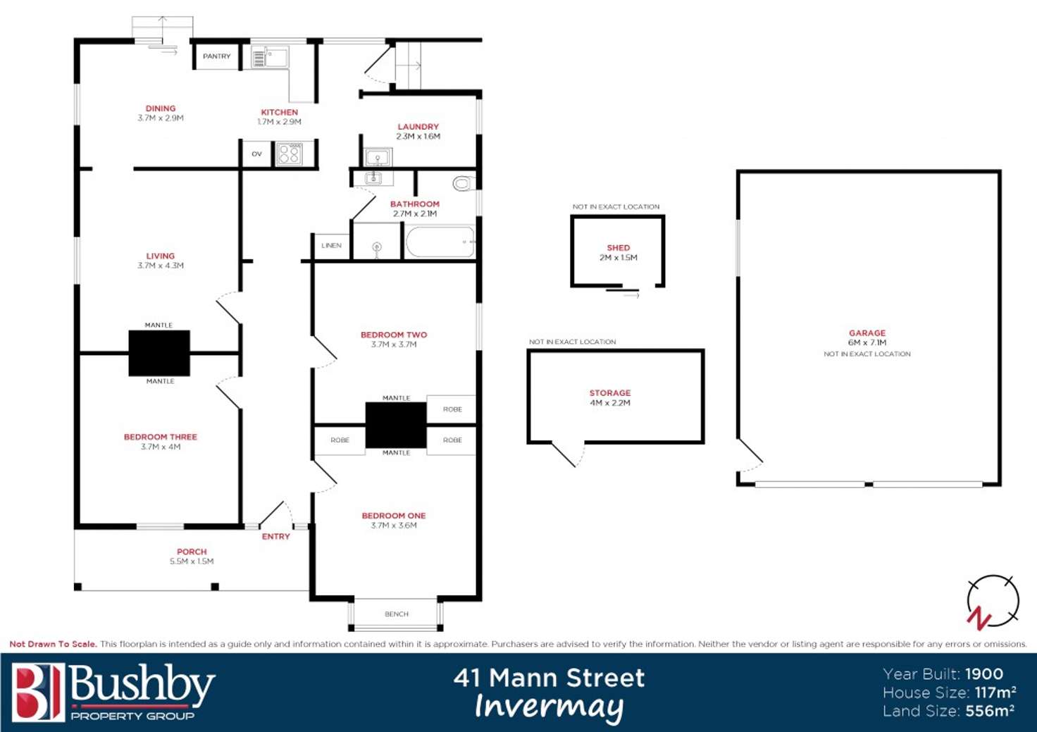 Floorplan of Homely house listing, 41 Mann Street, Invermay TAS 7248