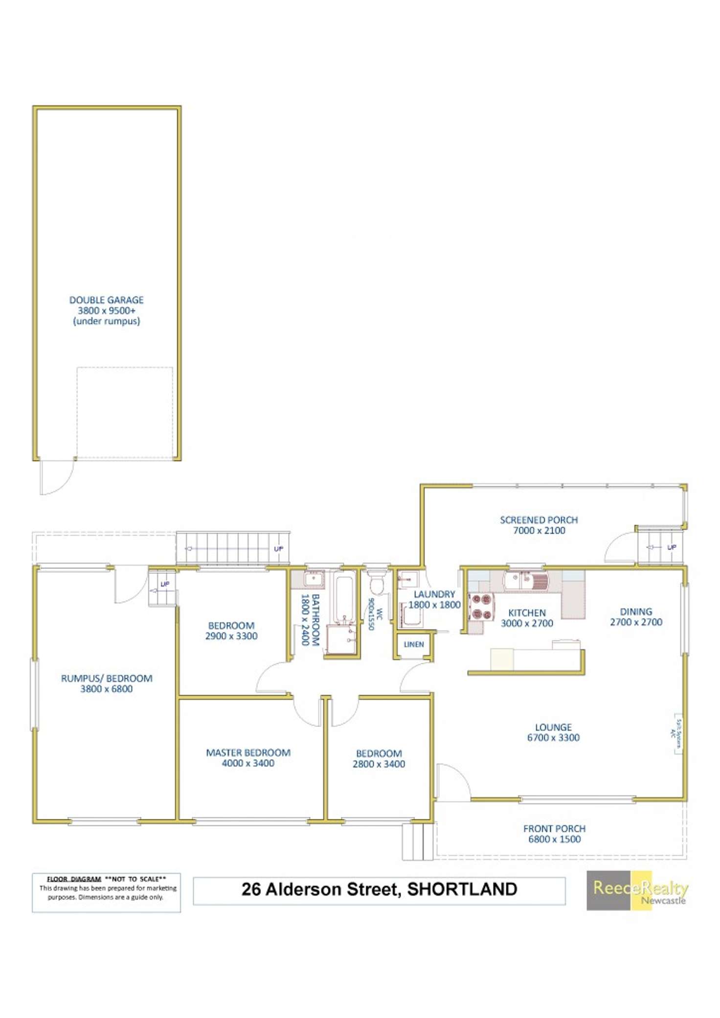 Floorplan of Homely house listing, 26 Alderson Street, Shortland NSW 2307