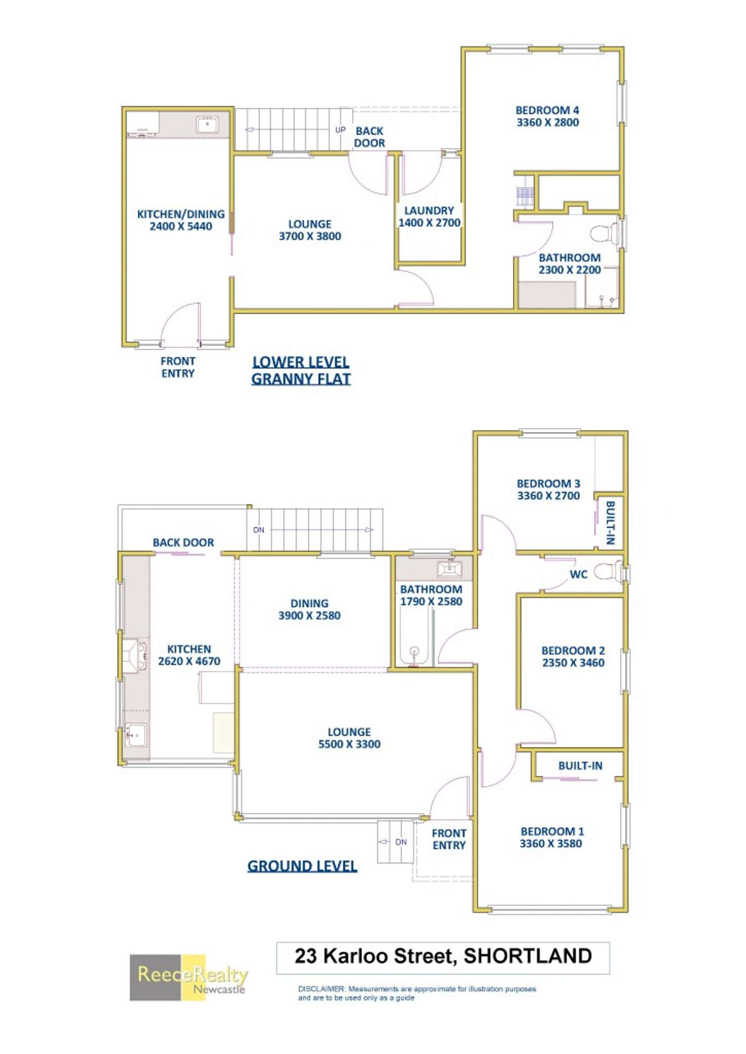 Floorplan of Homely house listing, 23 Karloo Street, Shortland NSW 2307