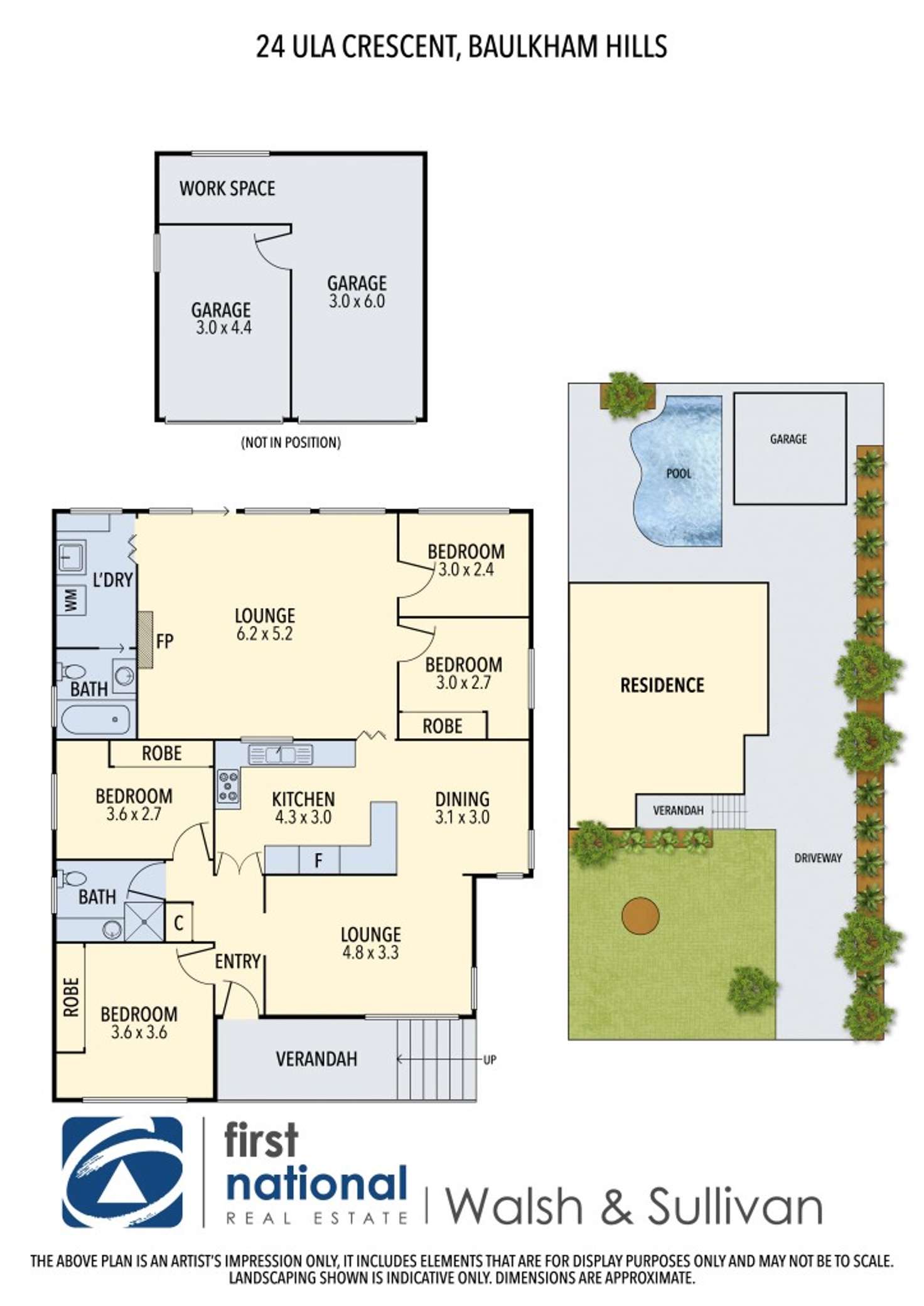 Floorplan of Homely house listing, 24 Ula Crescent, Baulkham Hills NSW 2153
