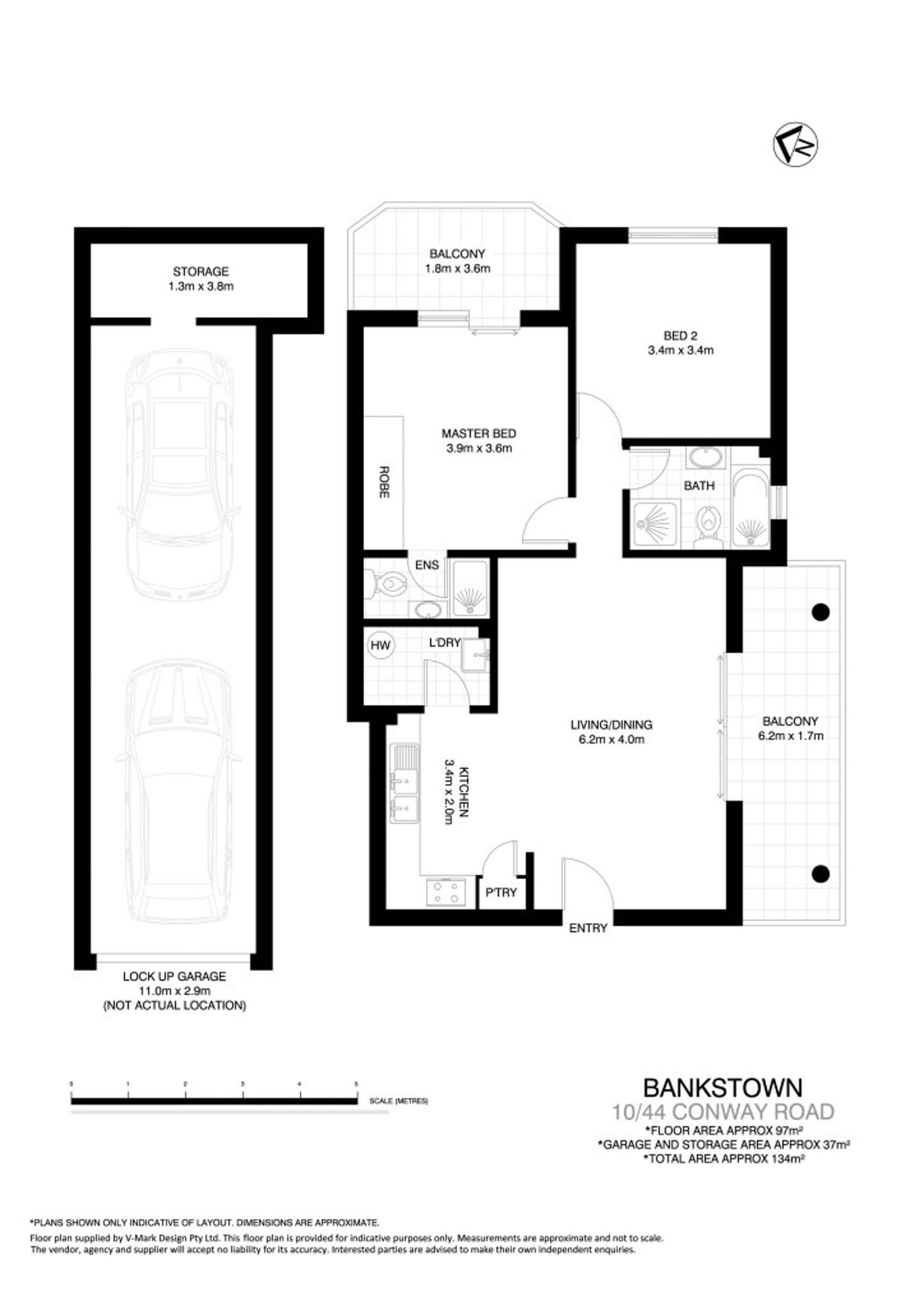Floorplan of Homely apartment listing, 10/44 Conway Road, Bankstown NSW 2200