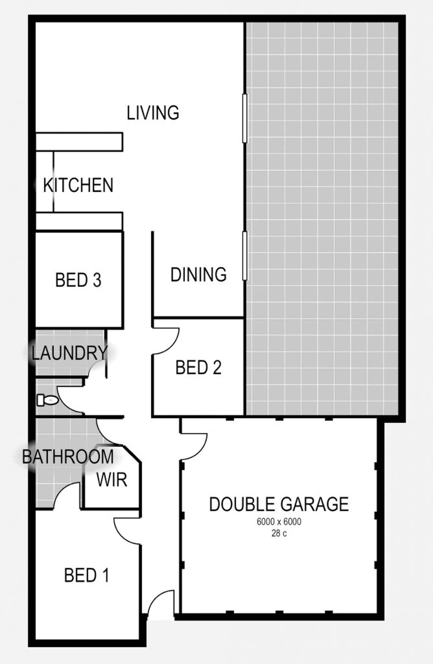 Floorplan of Homely house listing, 10 Puglisi Court, Wangaratta VIC 3677